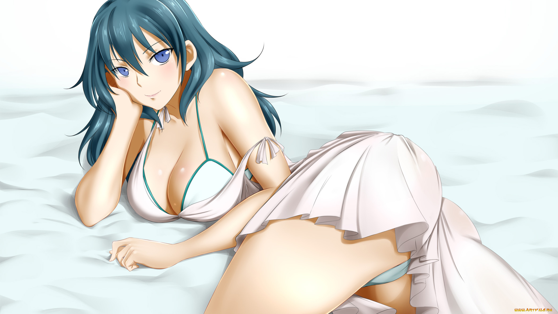 аниме, unknown, , другое, , девушка, фон, взгляд