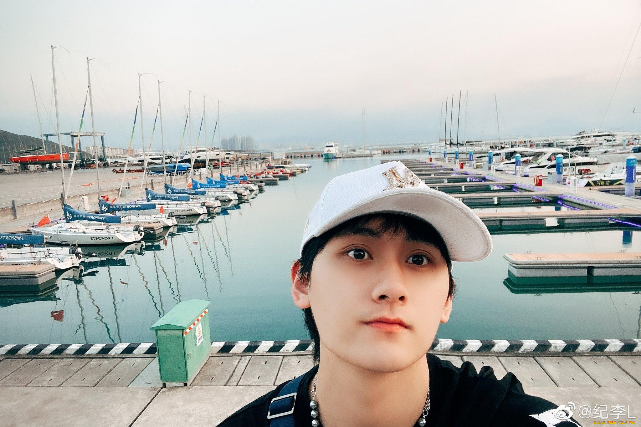 мужчины, ji, li, актер, кепка, лицо, яхты