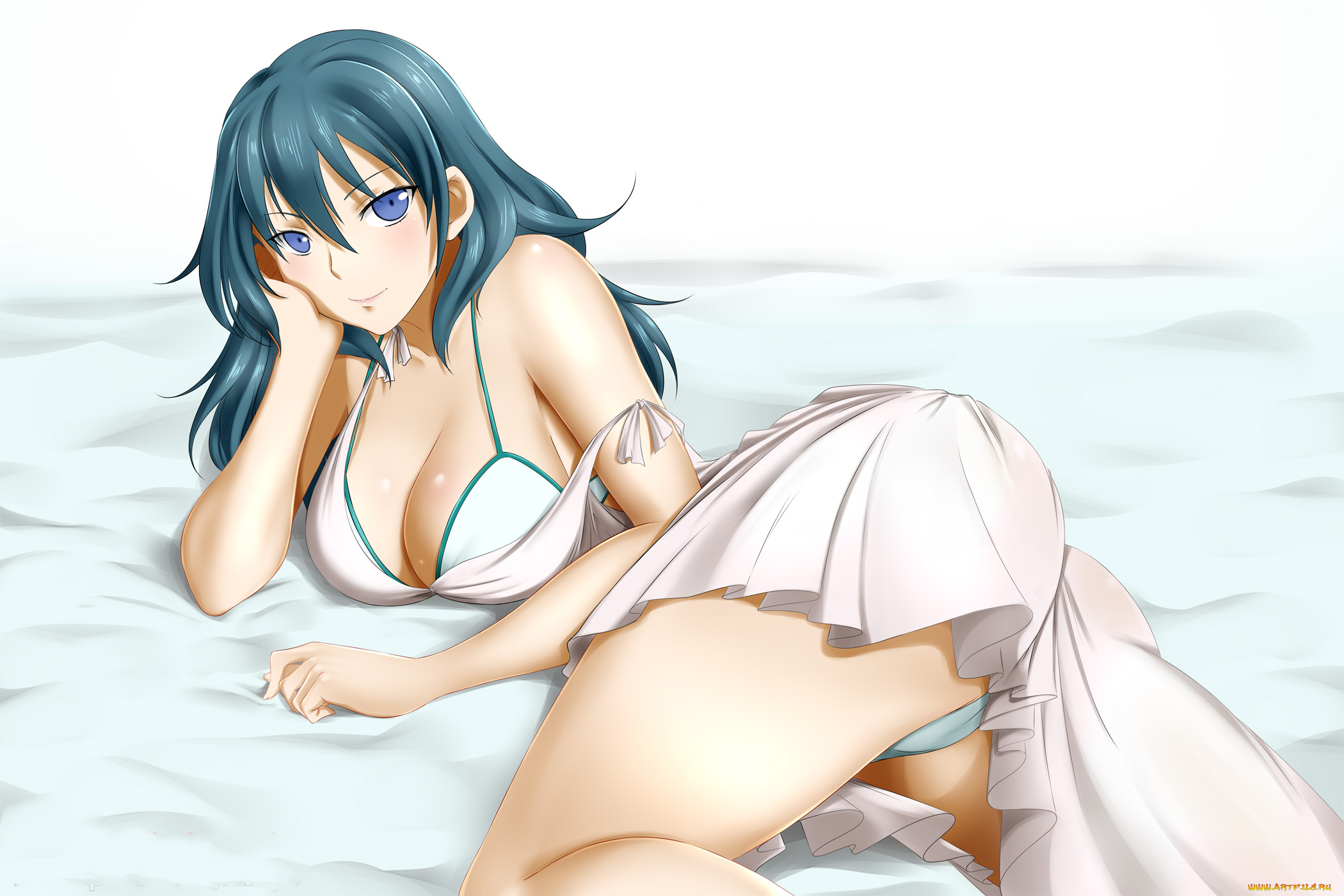 аниме, unknown, , другое, , девушка, фон, взгляд