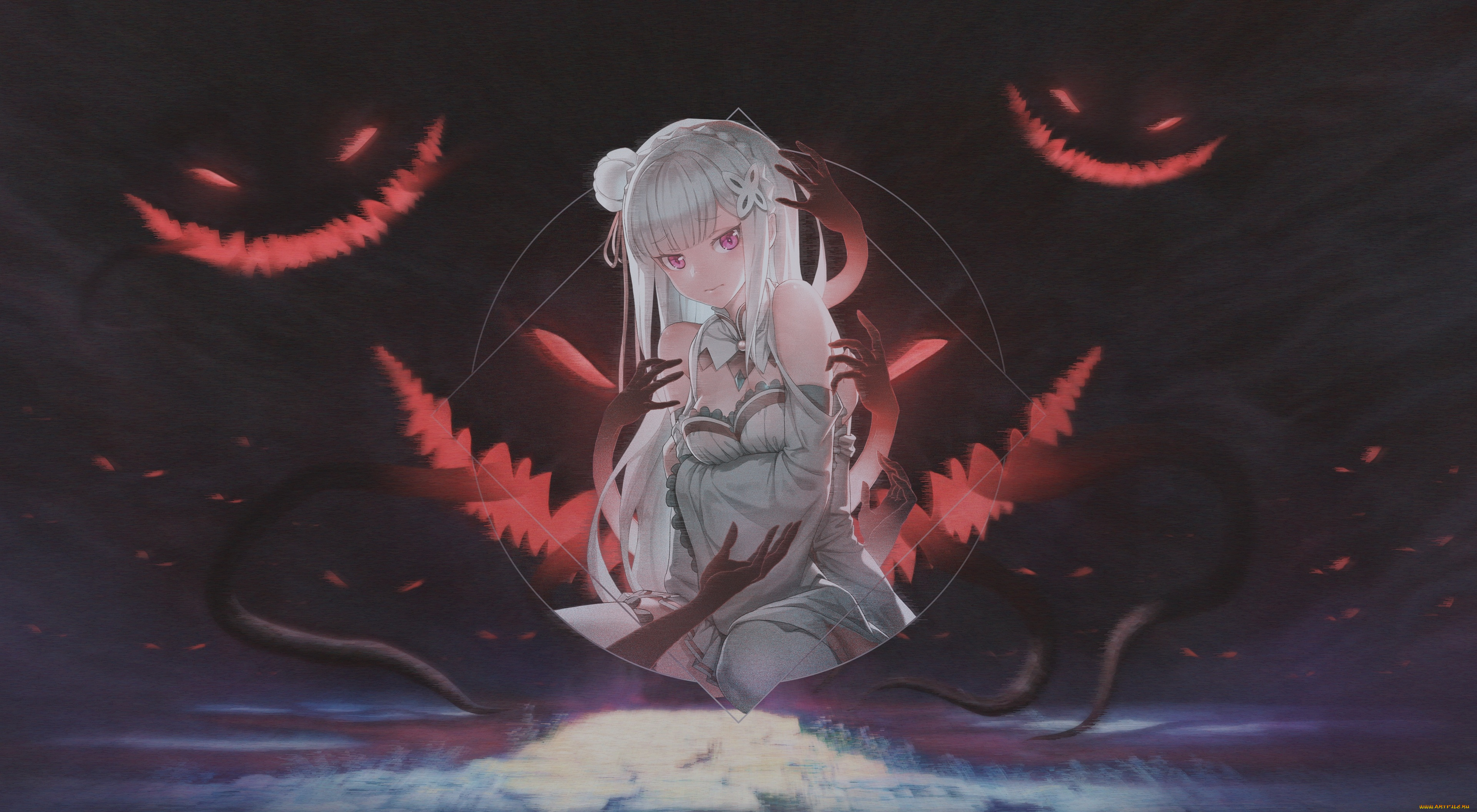 аниме, re, , zero, kara, hajimeru, isekai, seikatsu, жизнь, в, альтернативном, мире, с, нуля