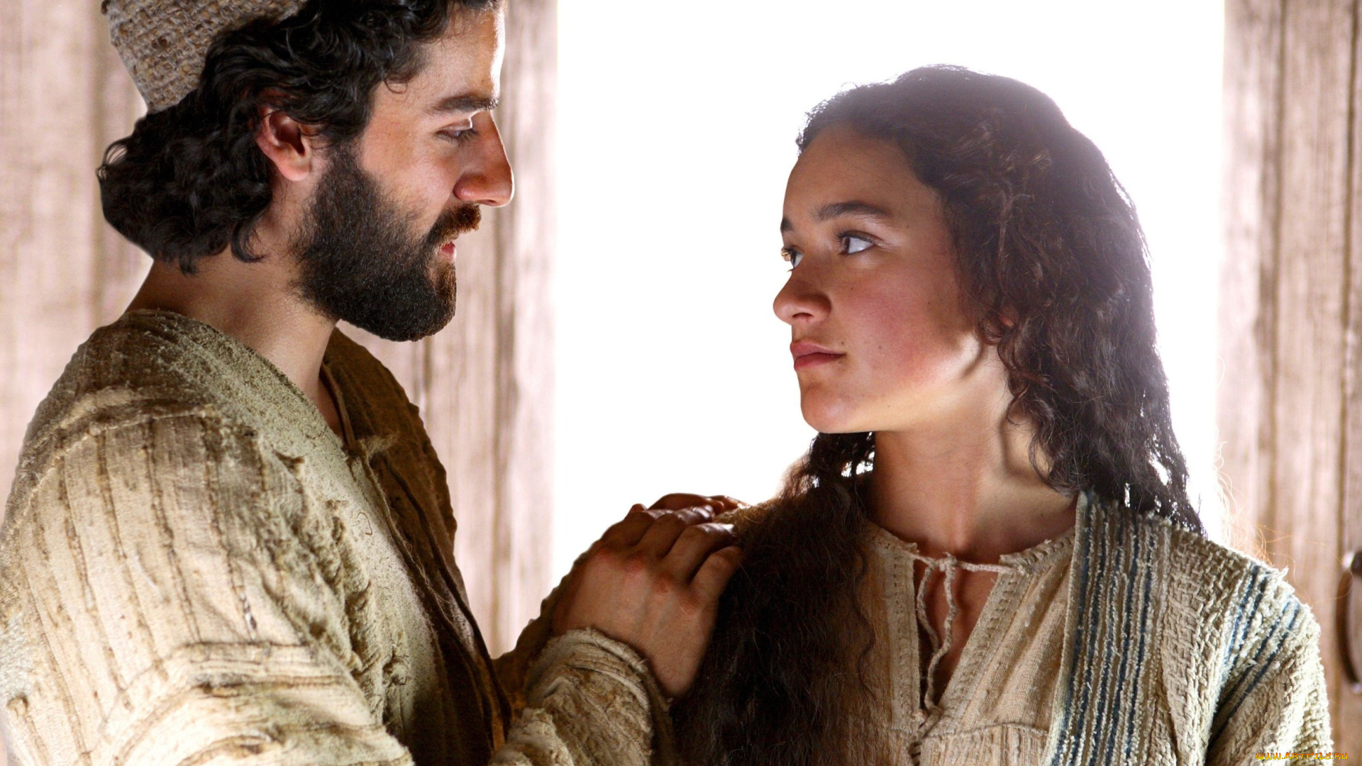 кино, фильмы, the, nativity, story, пара, нежность