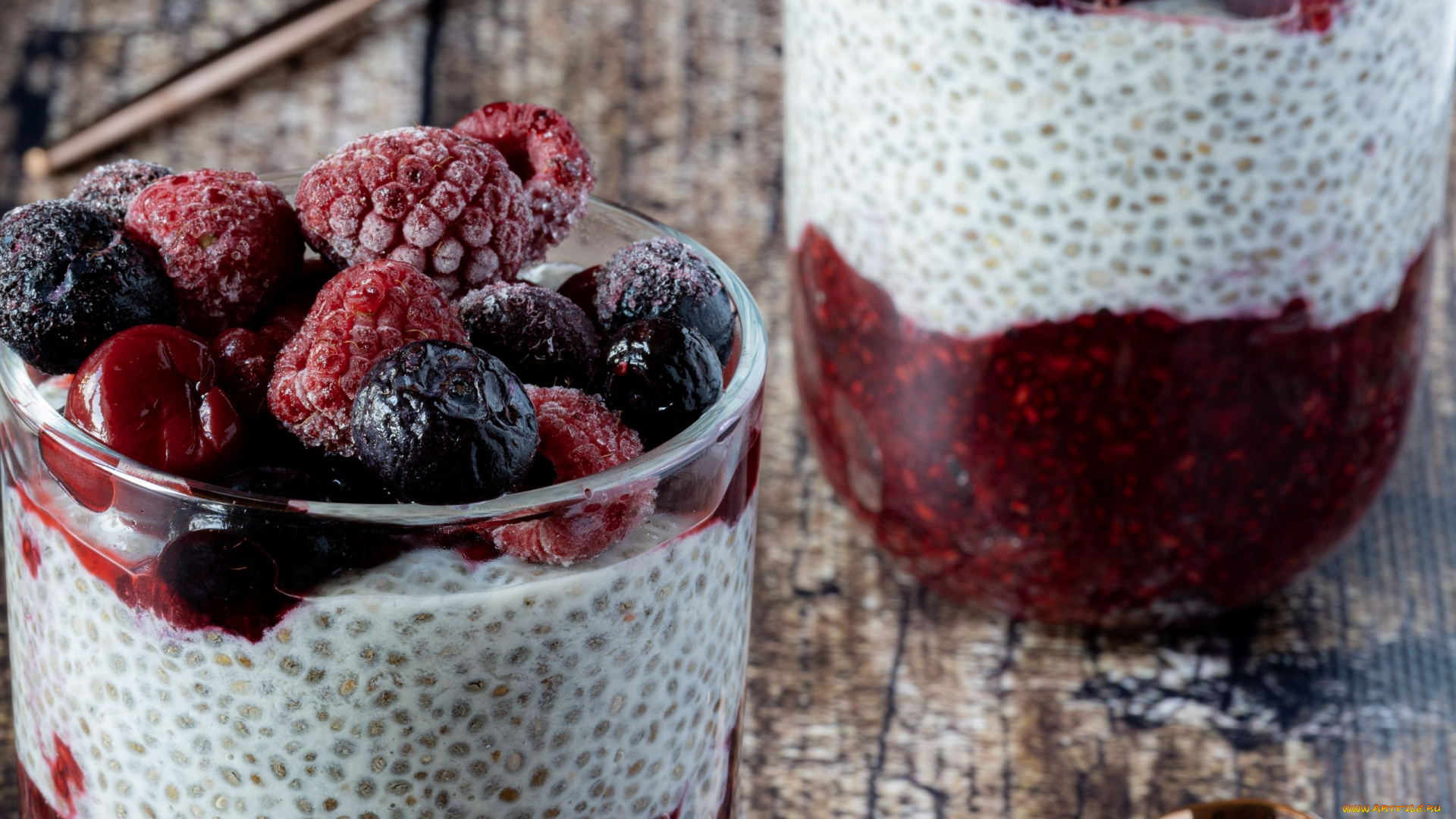 еда, мороженое, , десерты, малиновый, десерт, ягоды, малина, черника