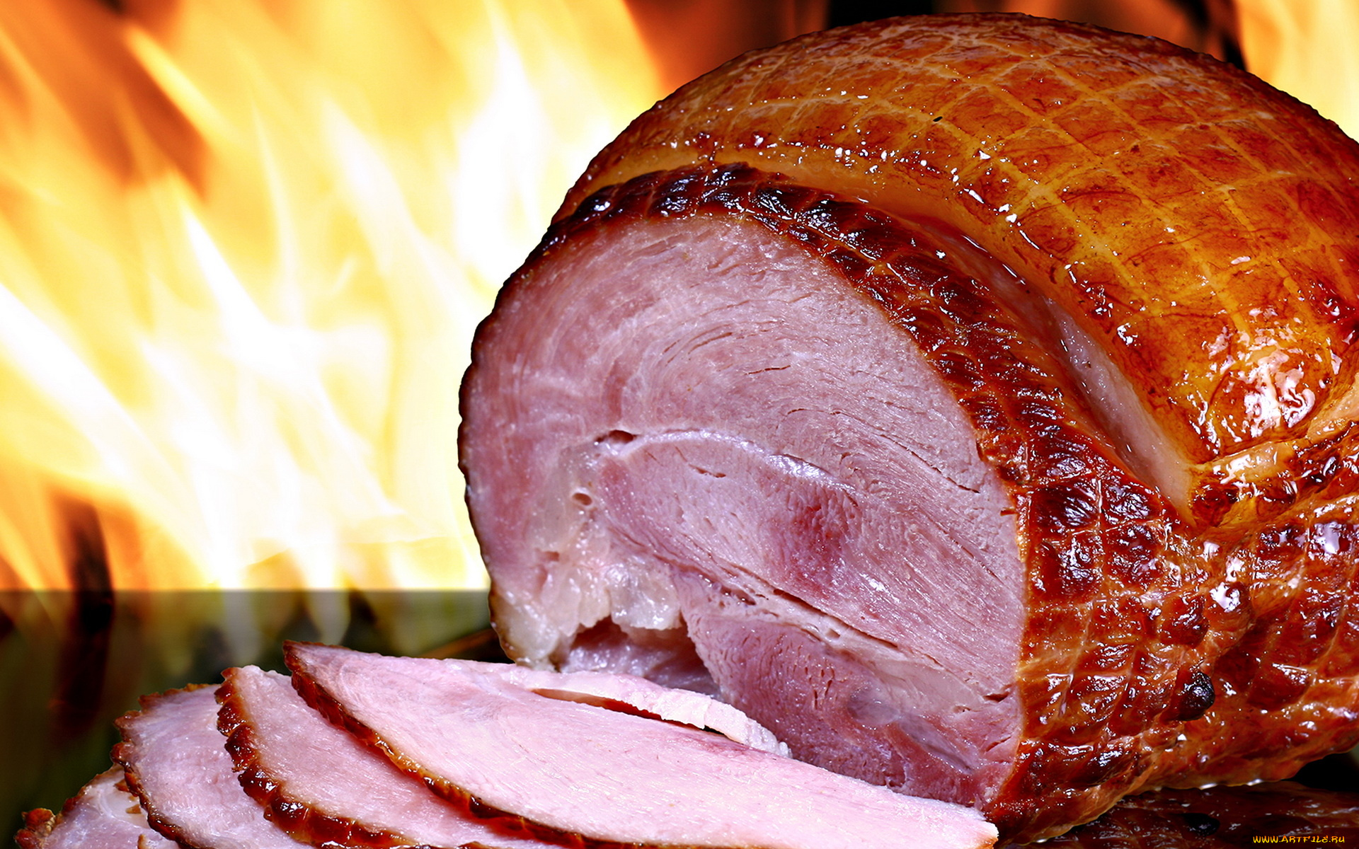 еда, мясные, блюда, буженина