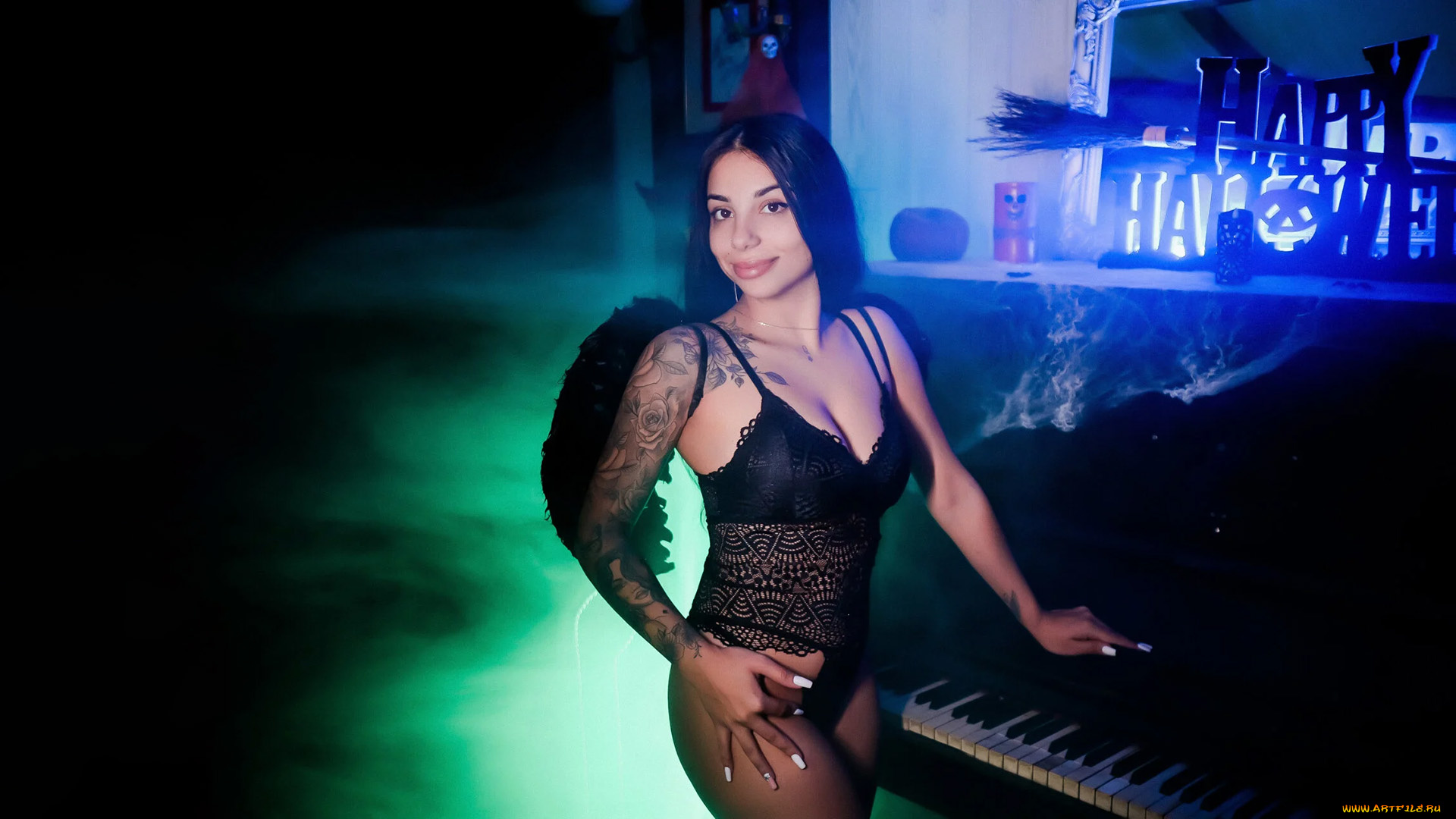 девушки, -, креатив, , косплей, красивая, девушка