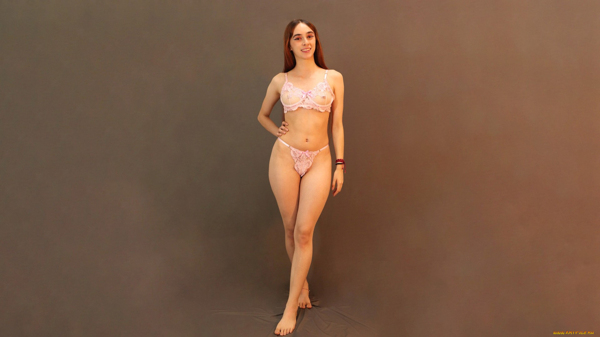 девушки, -, рыжеволосые, и, разноцветные, красивая, девушка