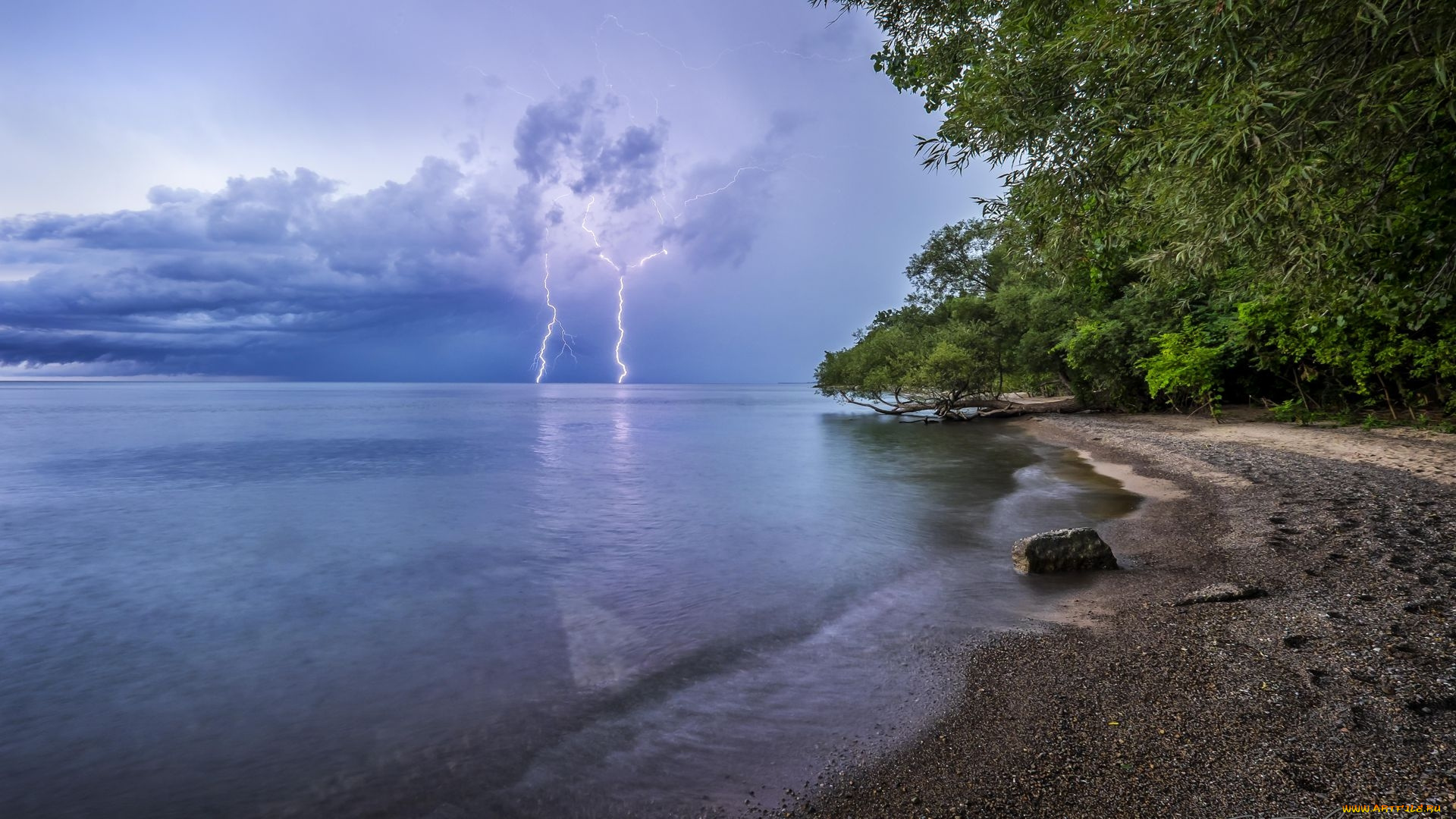 double, lightening, strike, lexington, michigan, природа, молния, , гроза, double, lightening, strike