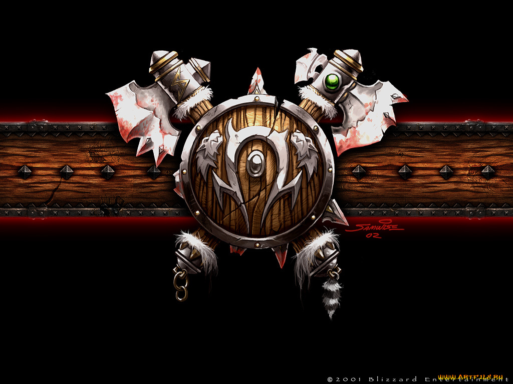 orks, gerb, видео, игры, warcraft, iii, reign, of, chaos