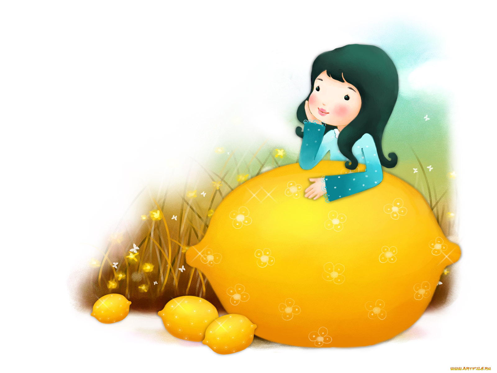 рисованные, дети