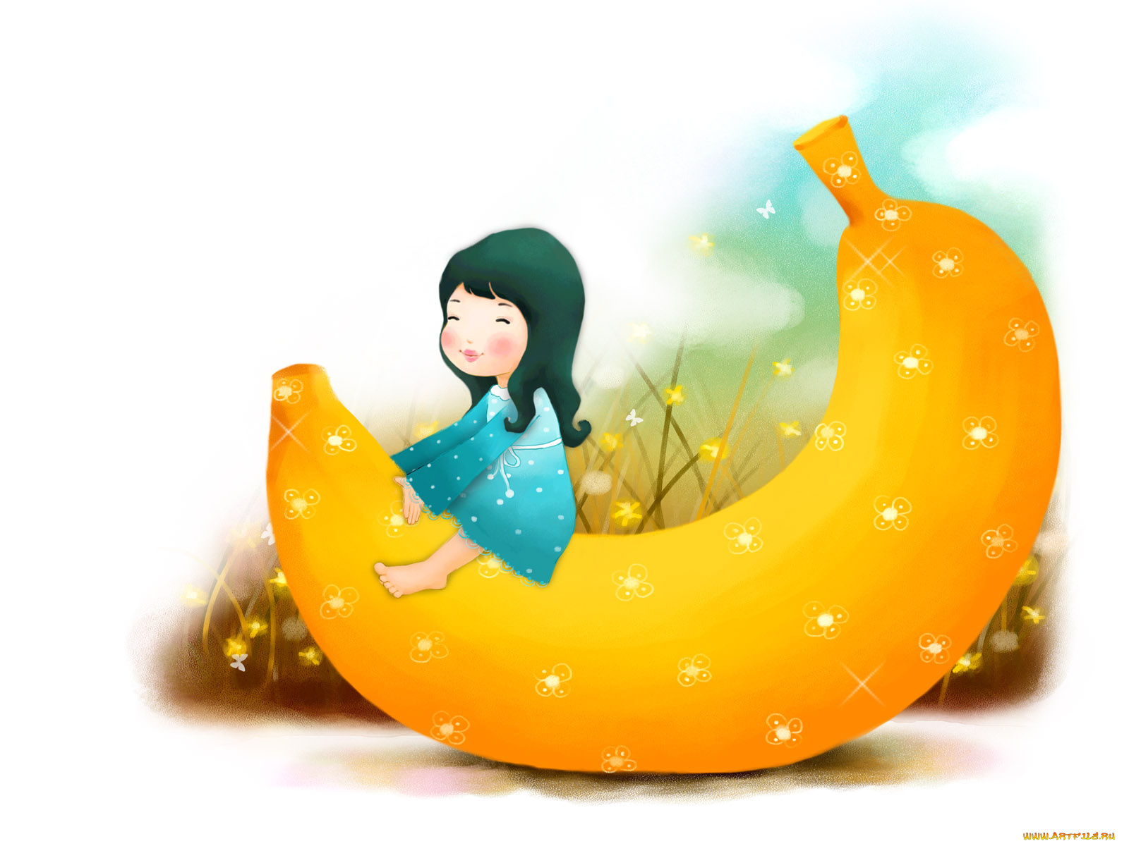 рисованные, дети