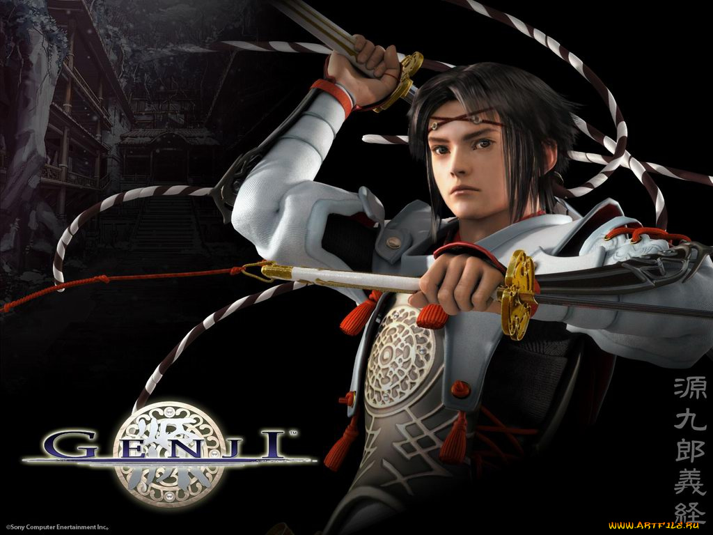видео, игры, genji, dawn, of, the, samurai