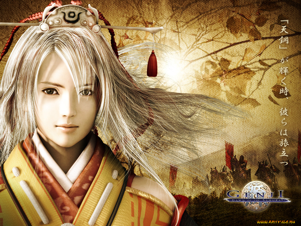 видео, игры, genji, dawn, of, the, samurai