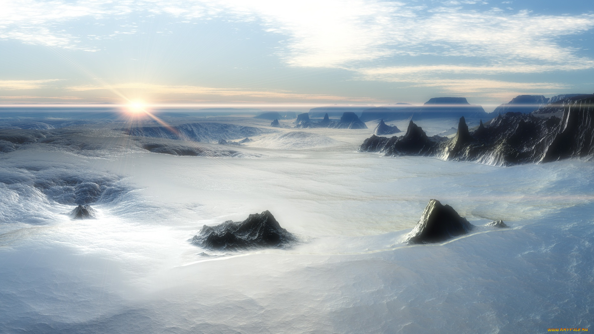 3д, графика, nature, landscape, природа