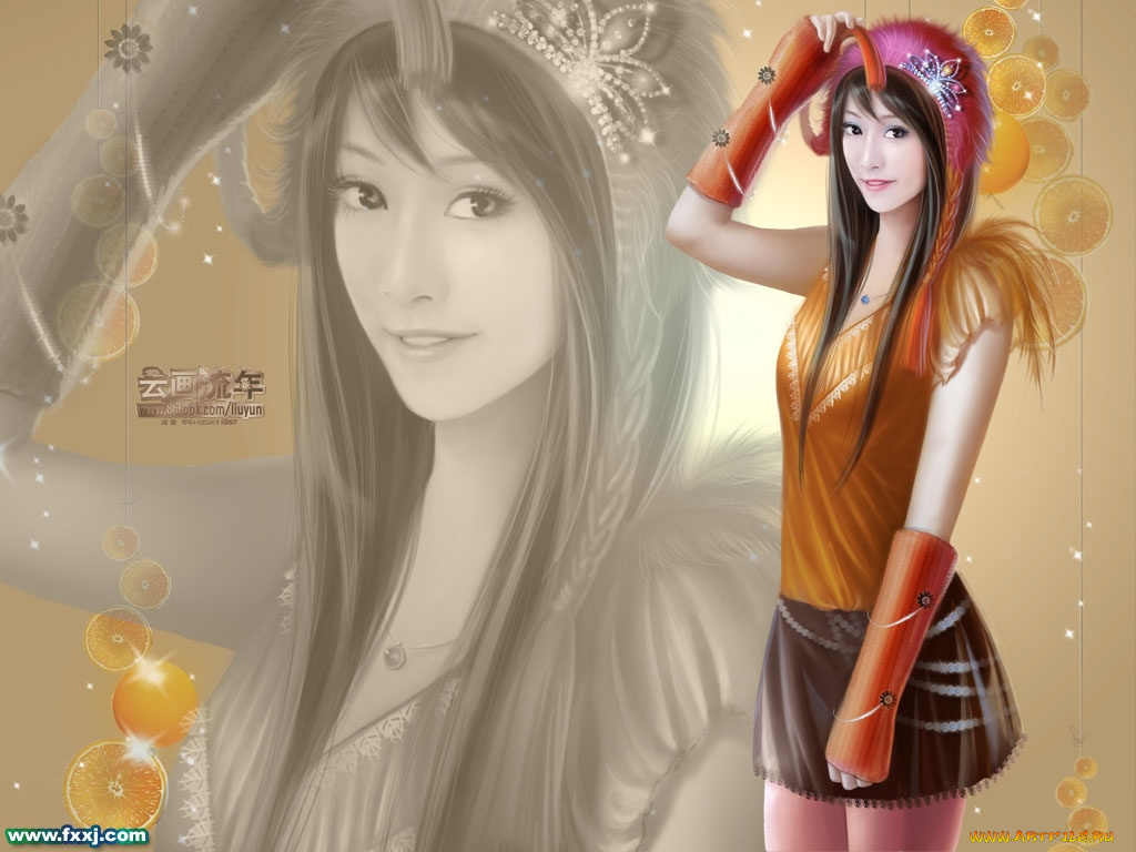 рисованные, люди