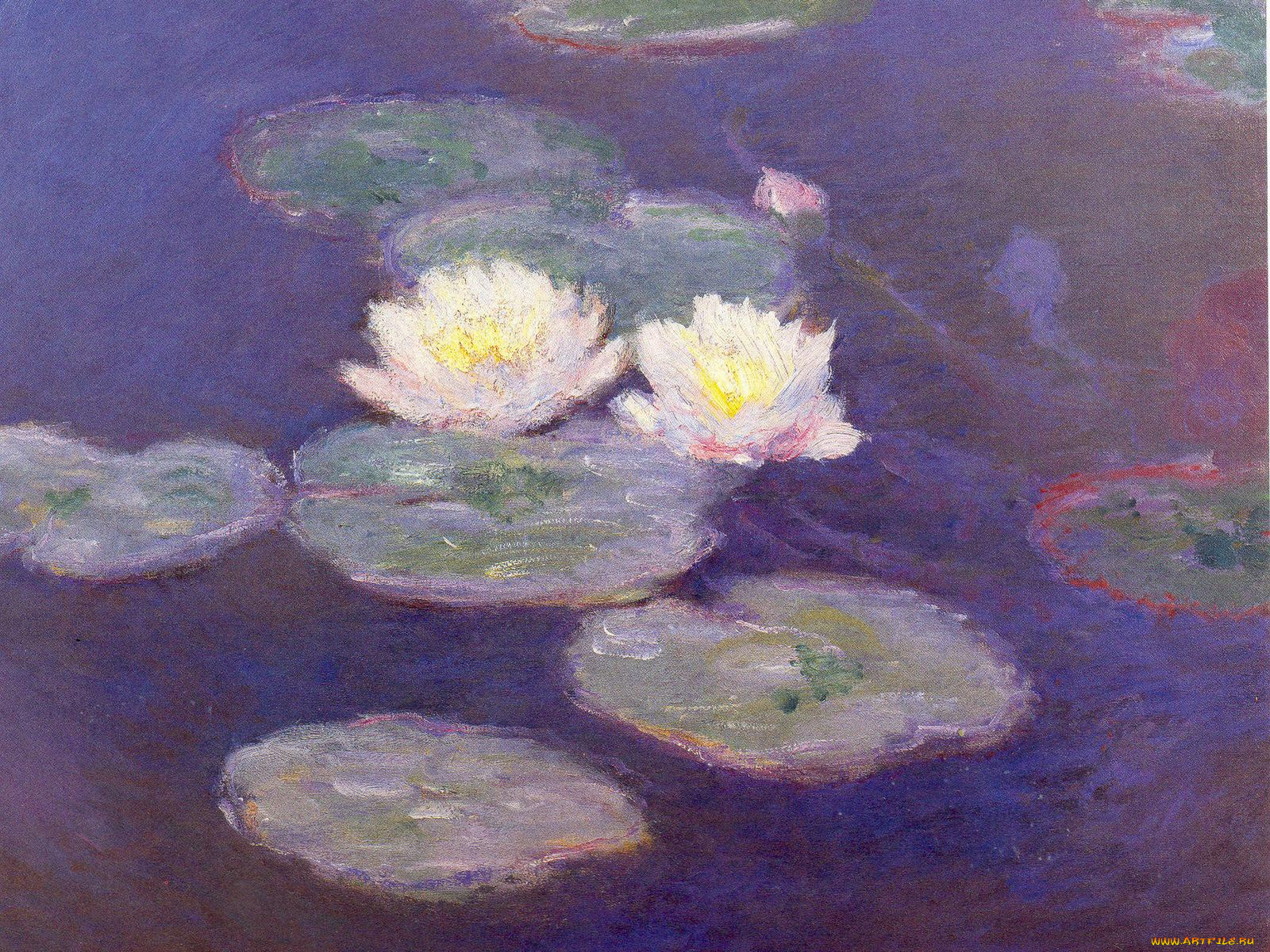 claude, monet, рисованные