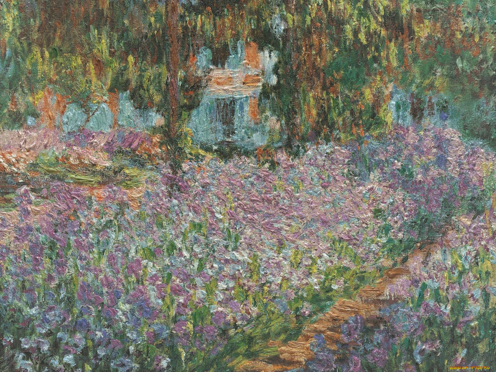 claude, monet, рисованные