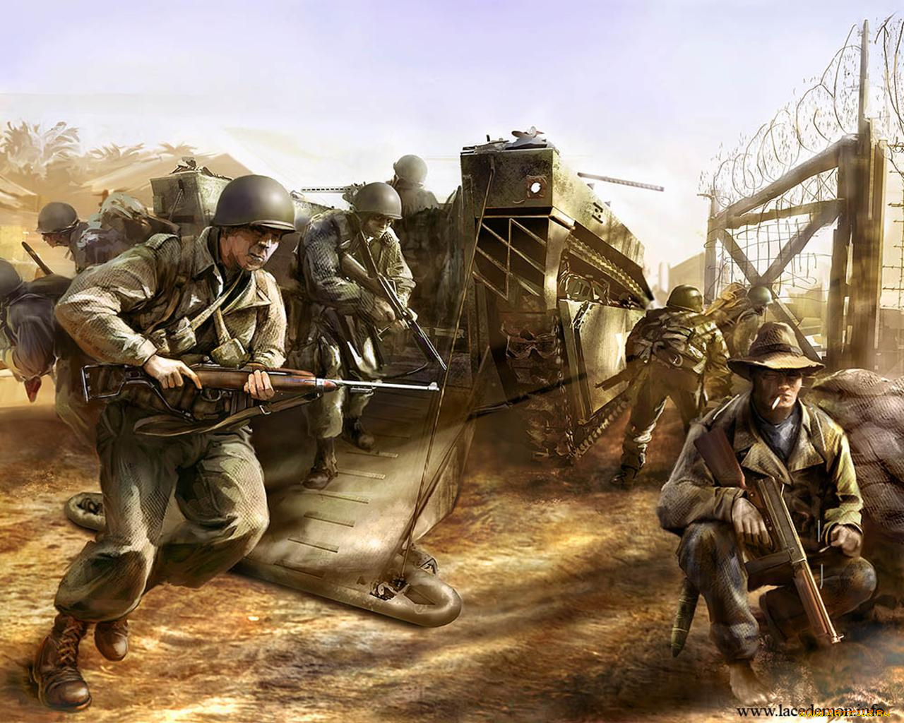 рисованные, армия