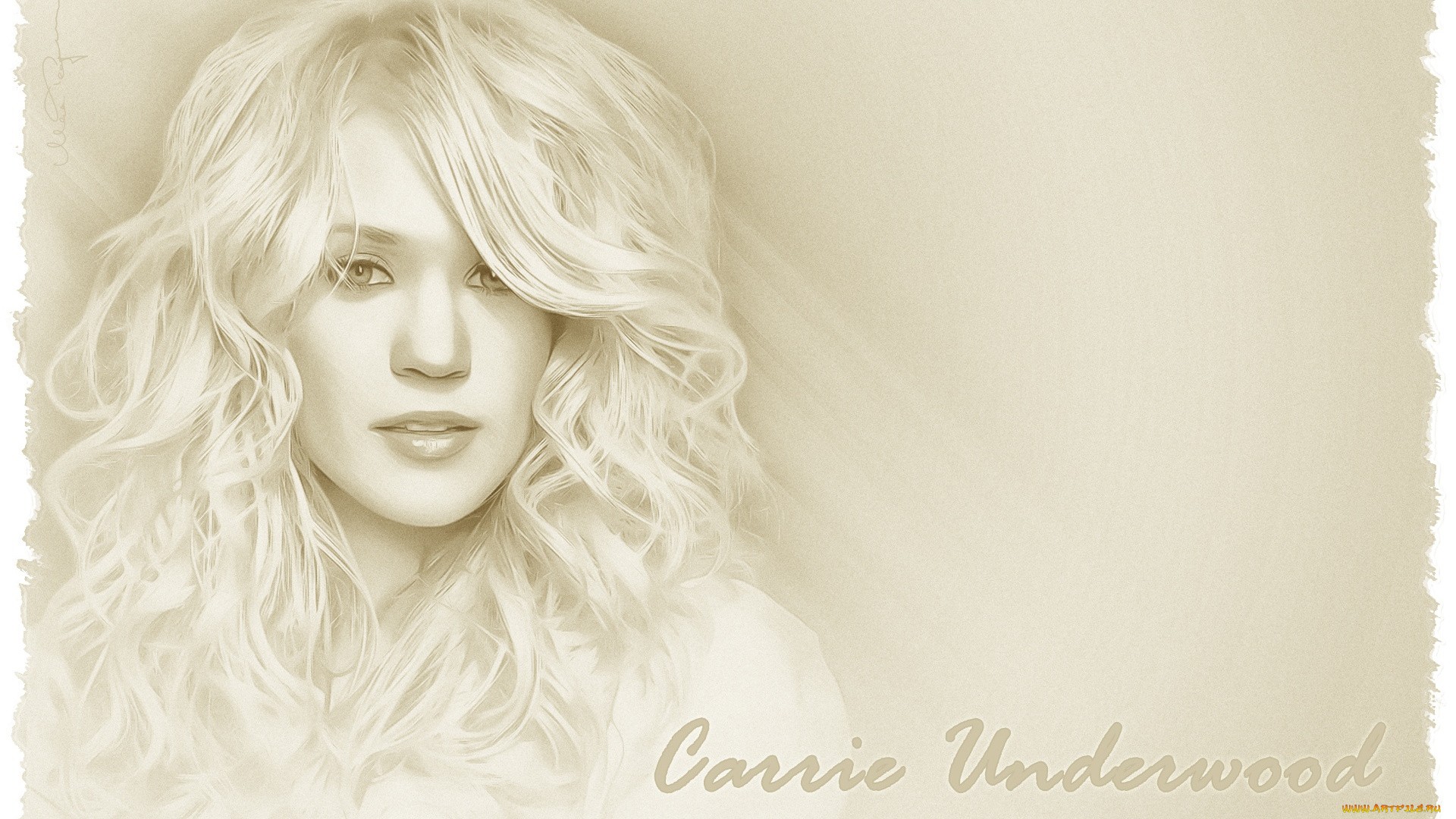 carrie, underwood, рисованные