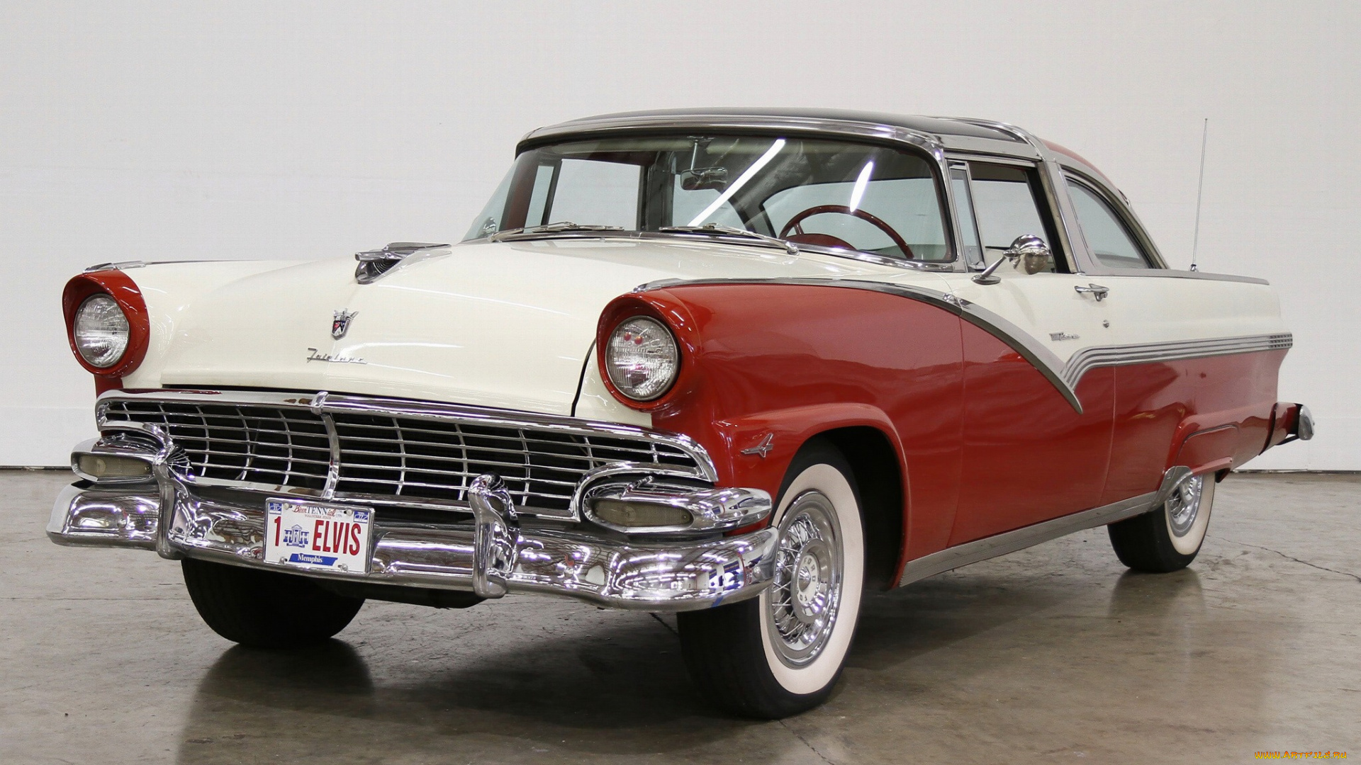 ford, fairlane, crown, victoria, skyliner, coupe, 1956, автомобили