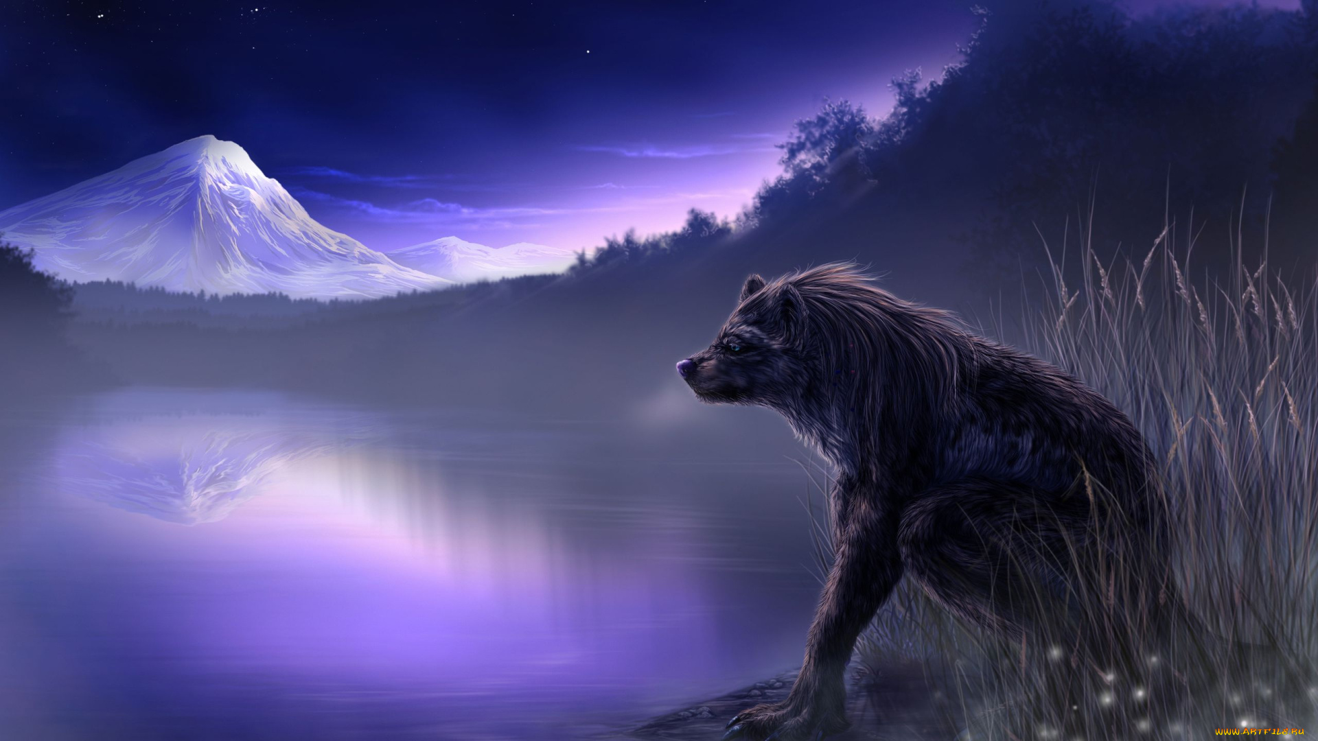 рисованные, животные