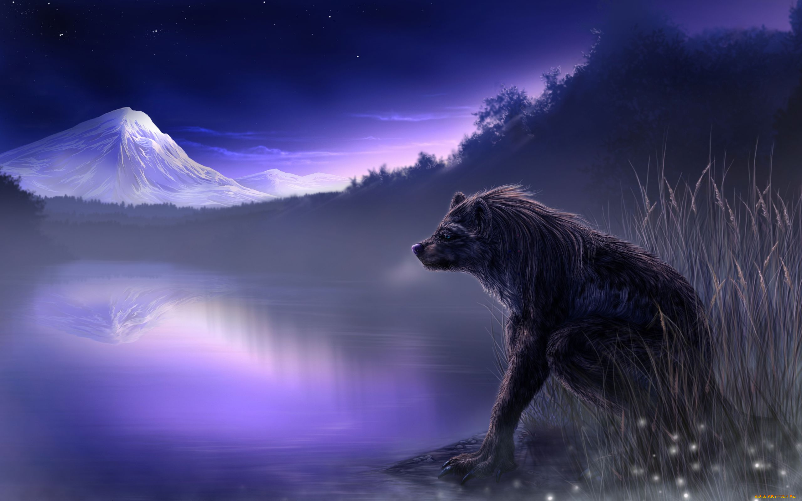 рисованные, животные