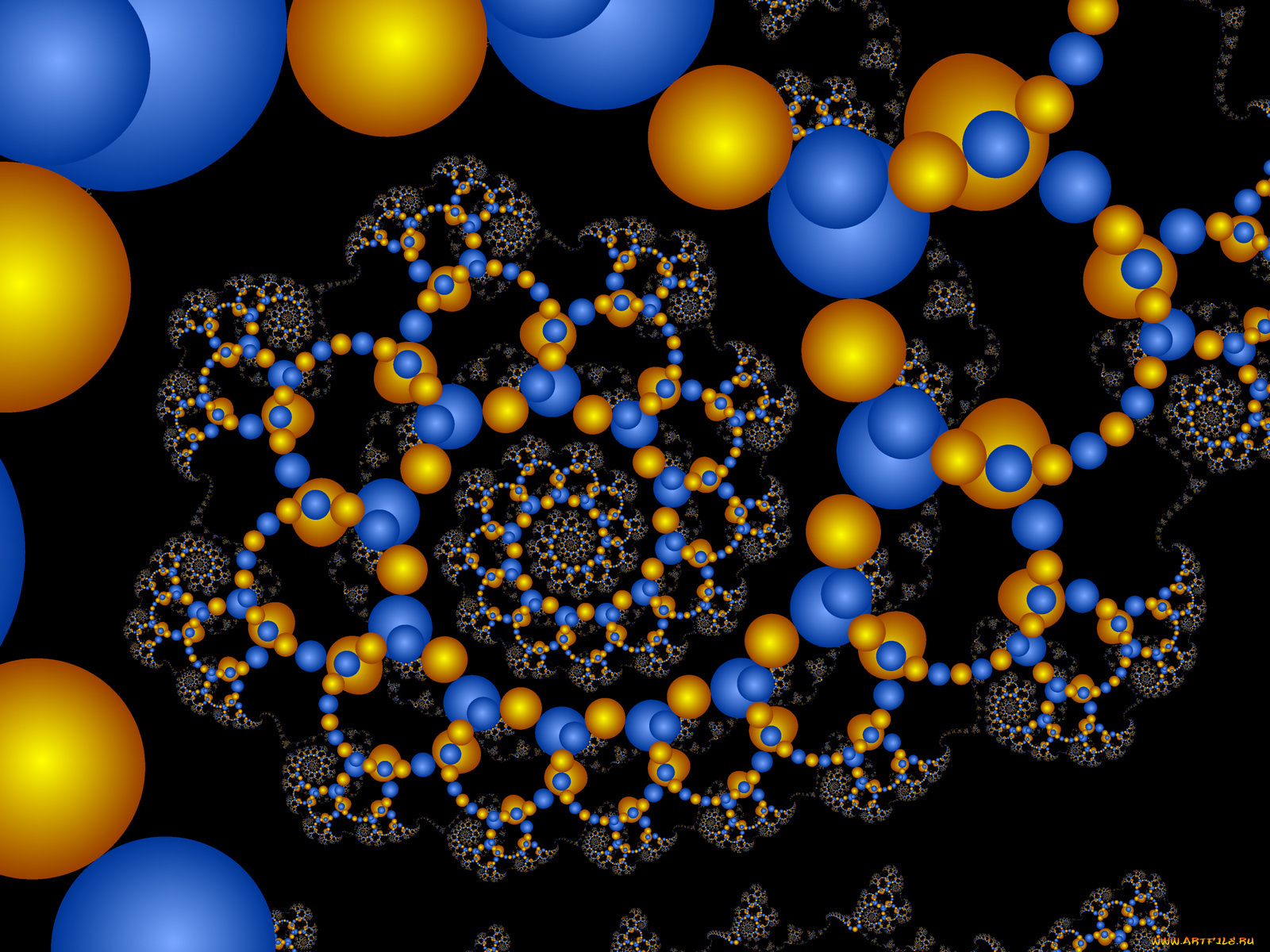 3д, графика, fractal, фракталы, цвета, узор, фон