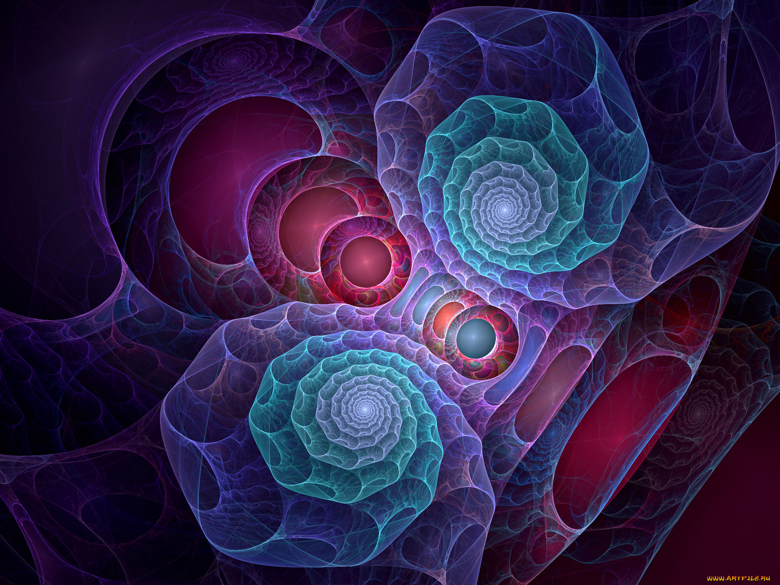 3д, графика, fractal, фракталы, цвета, узор, фон
