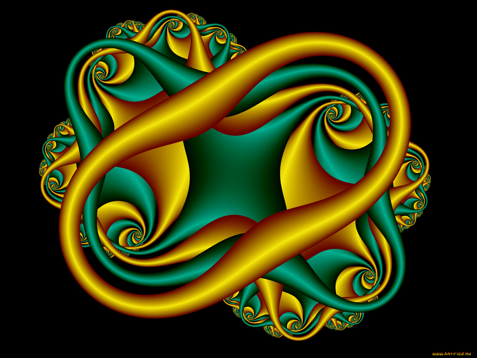 3д, графика, fractal, фракталы, фон, цвета