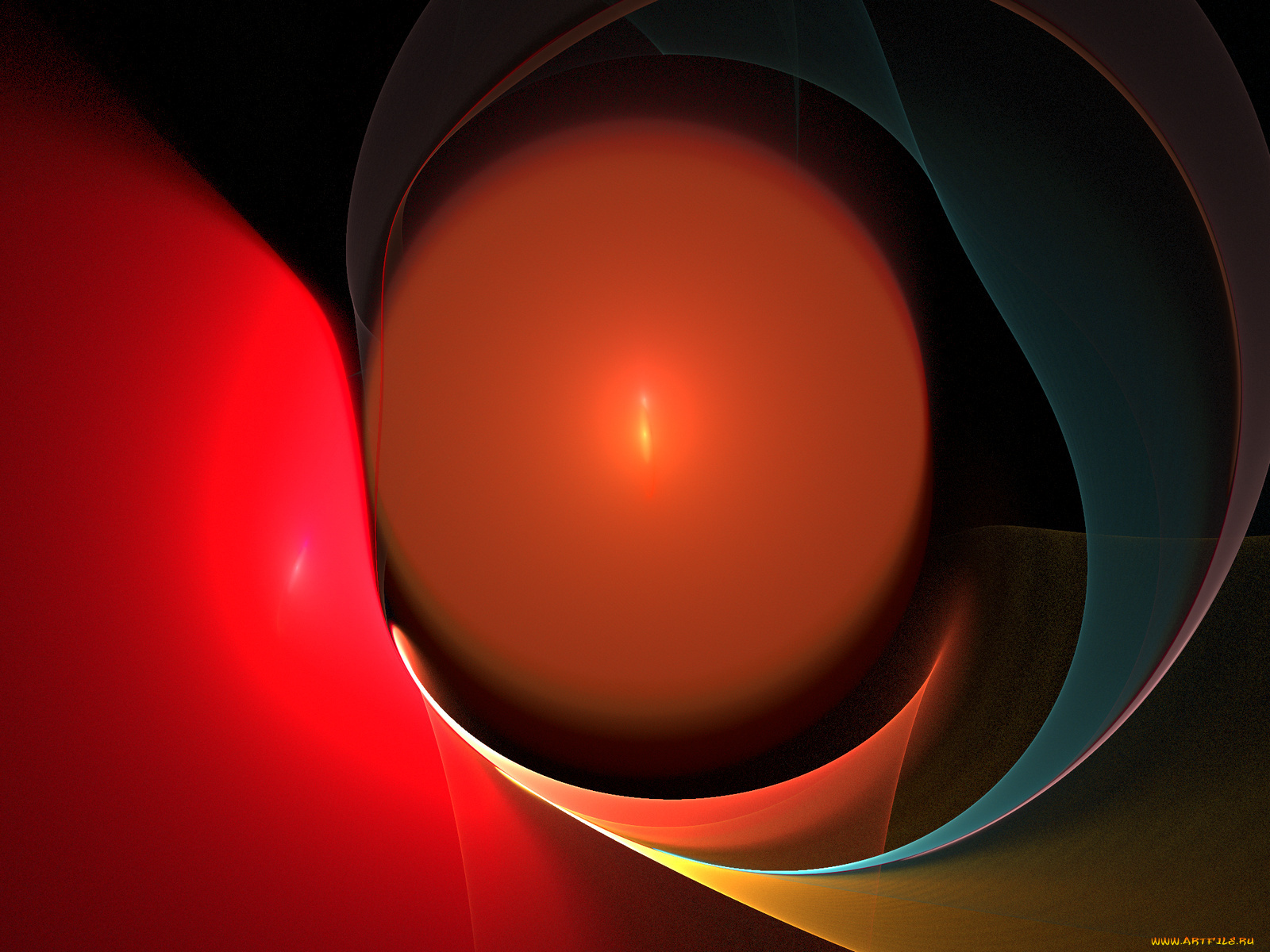 3д, графика, fractal, фракталы, узор, цвета