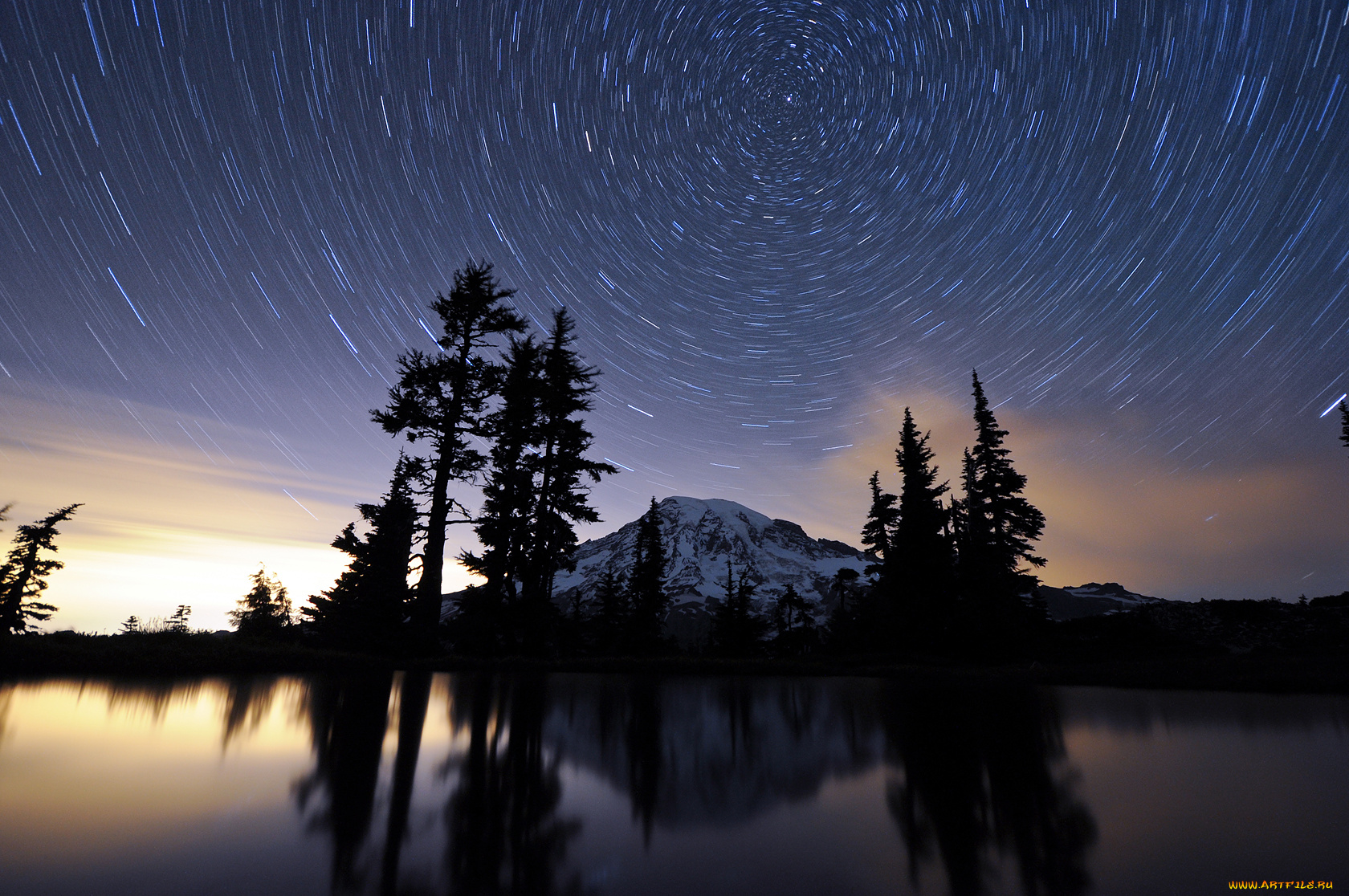 природа, восходы, закаты, ночь, звёзды, небо