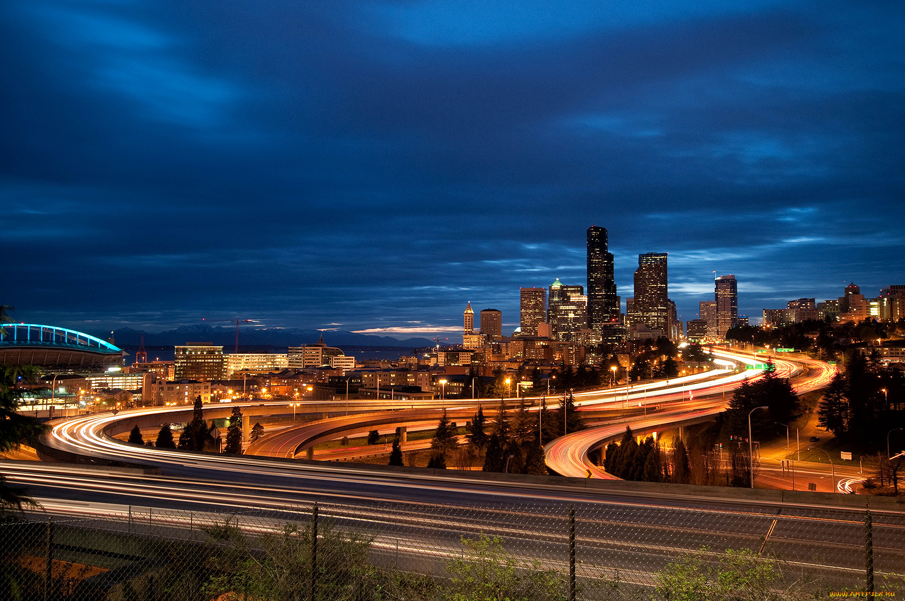 города, сиэтл, сша, сиэттл