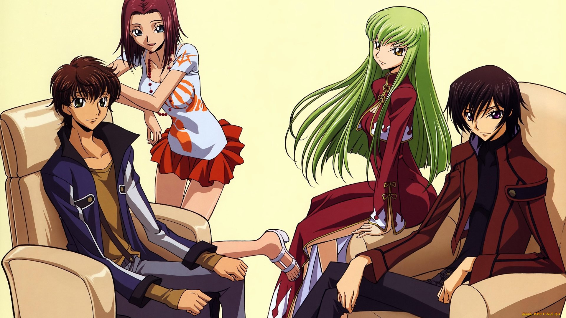 аниме, code, geass
