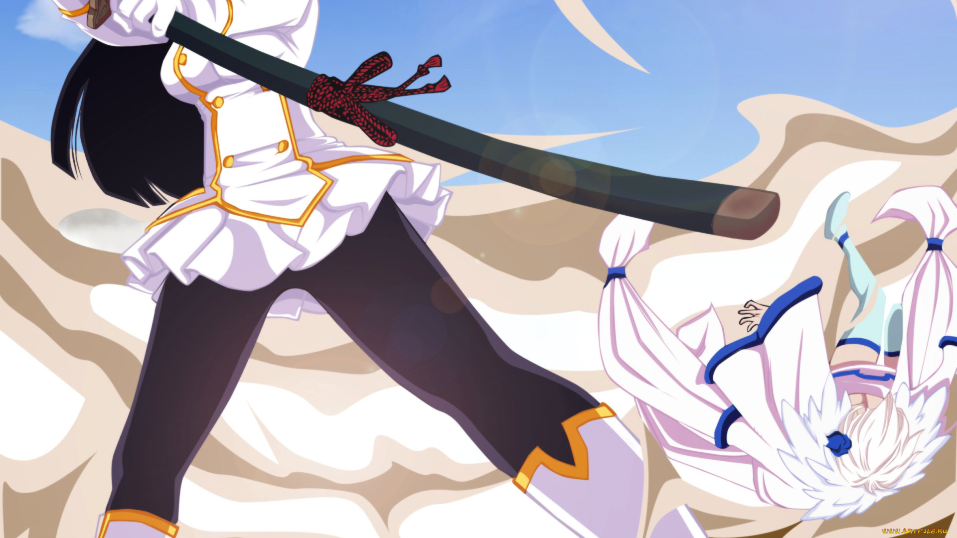 аниме, fairy, tail, mikazuchi, kagura, aguria, yukino