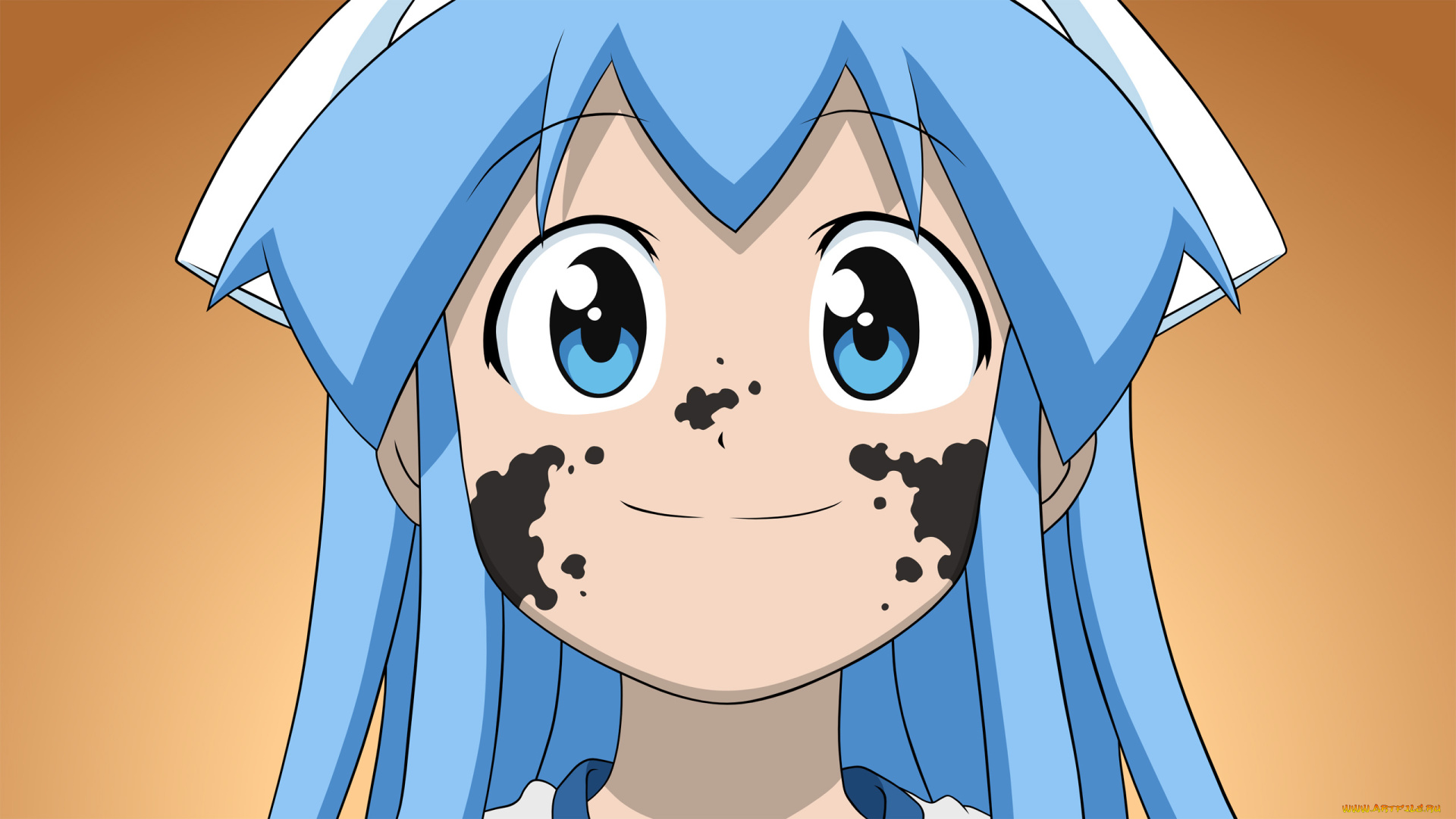 аниме, shinryaku, ika, musume, девушка