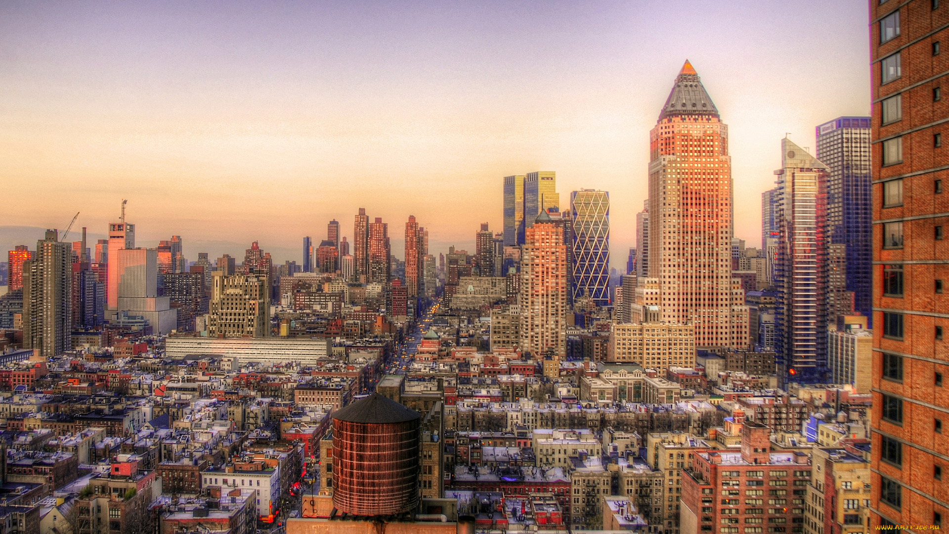 города, Чикаго, сша, hdr, небоскрёбы, здания