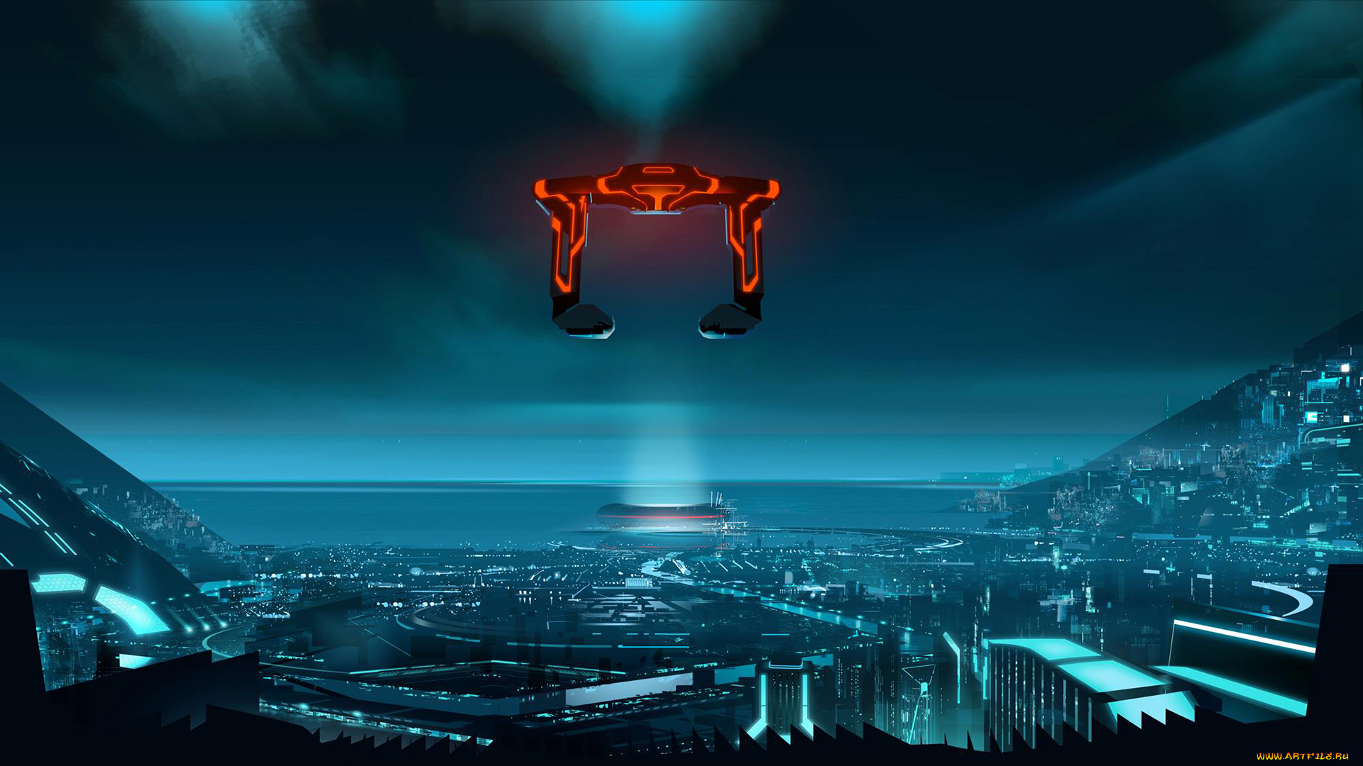 tron, uprsing, кино, фильмы, город