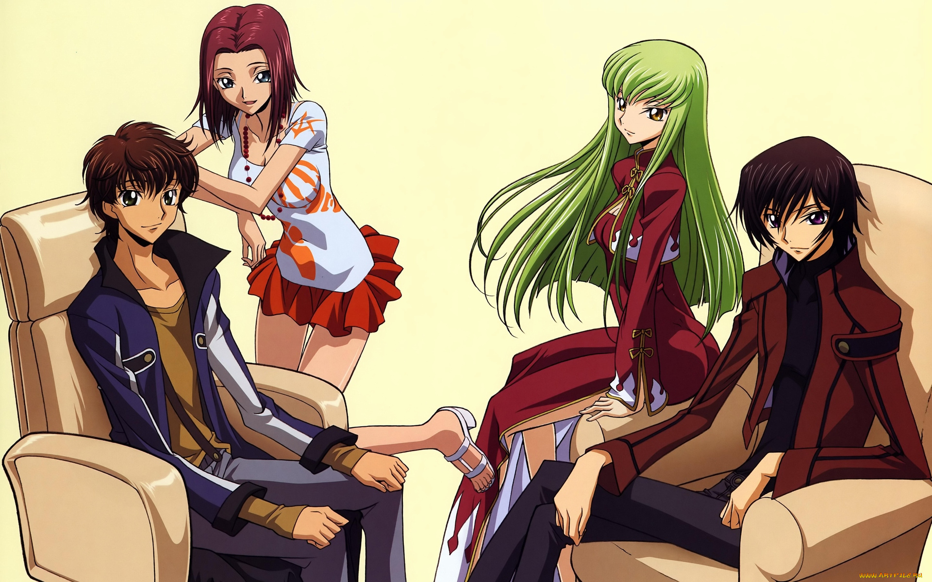 аниме, code, geass