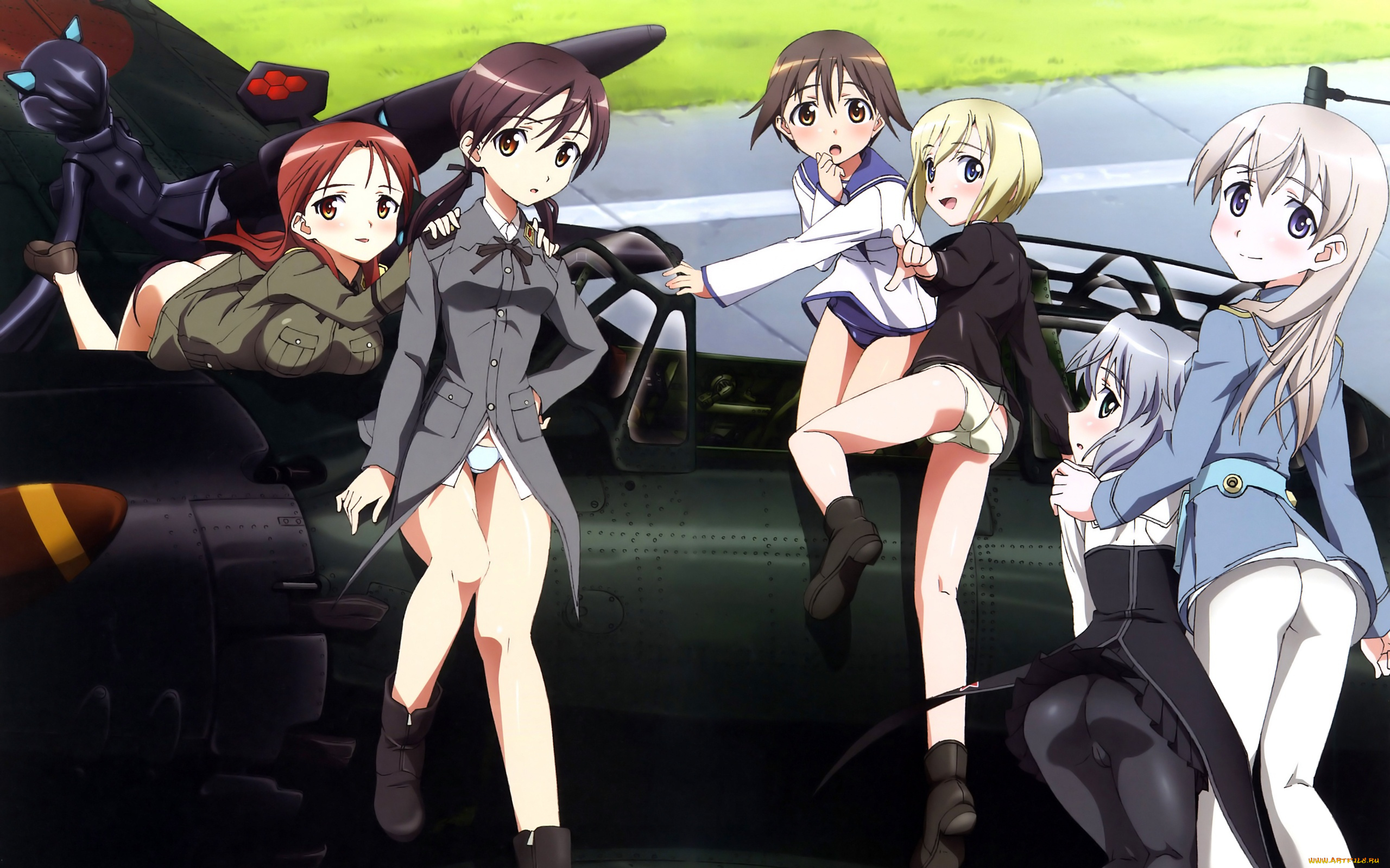 аниме, strike, witches