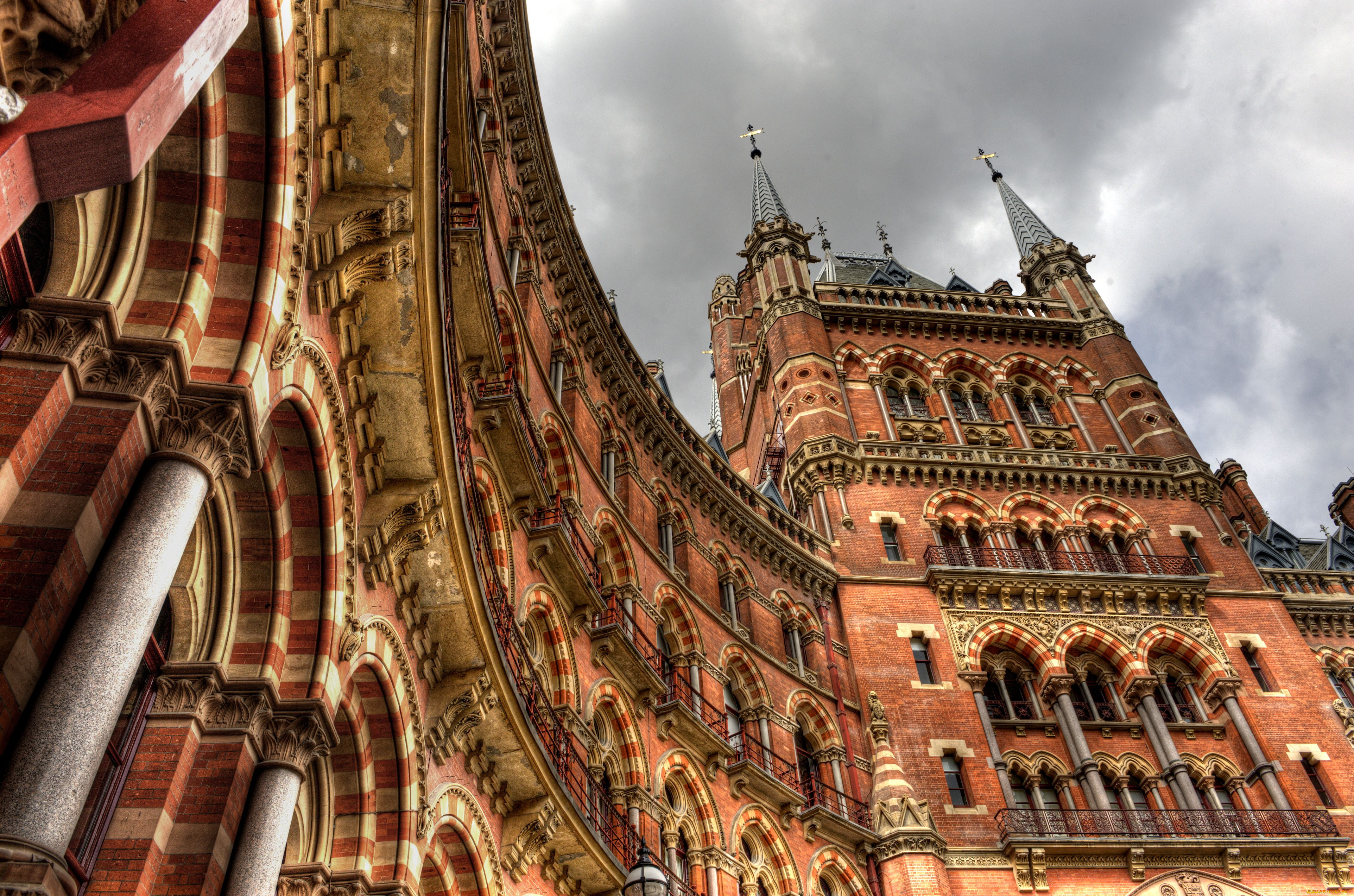 st, pancras, railway, station, города, лондон, великобритания, вокзал, здание, вокзала, england, london
