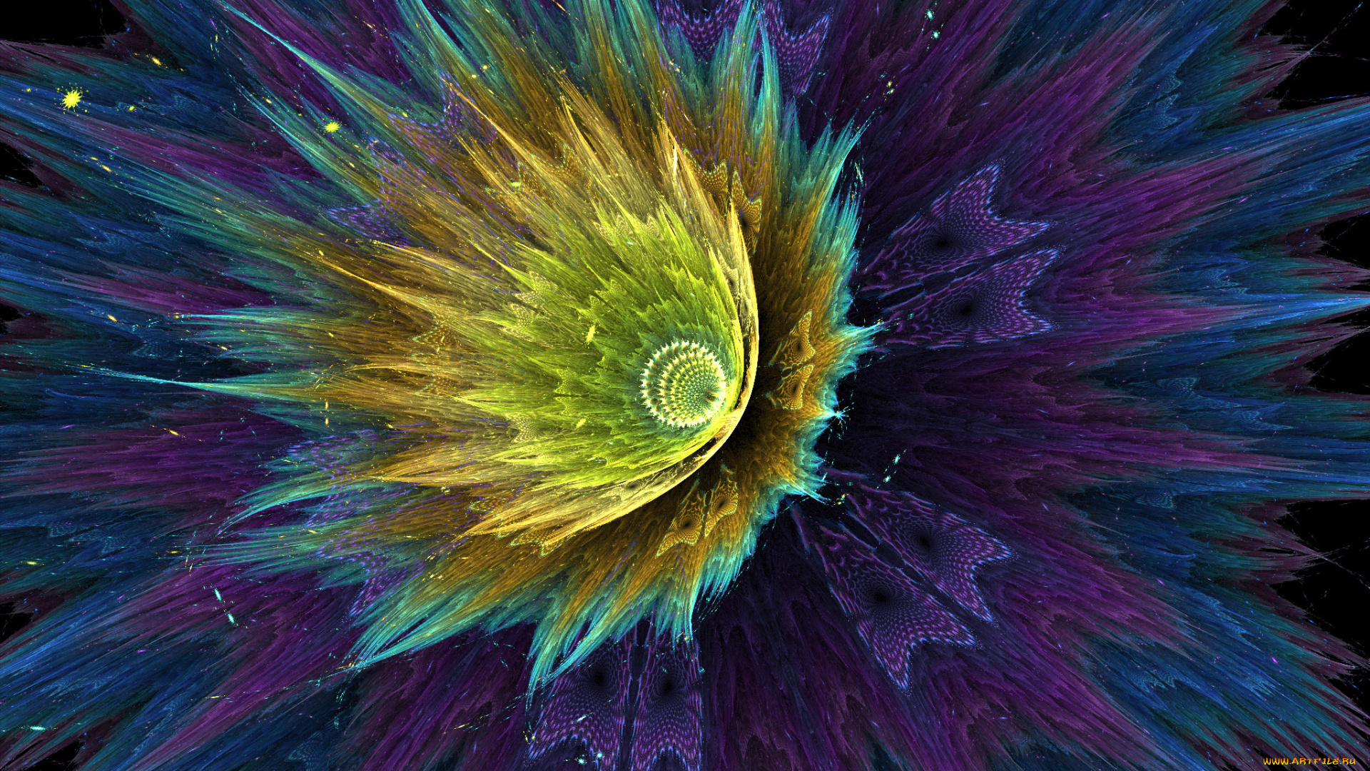 3д, графика, fractal, фракталы, фрактал