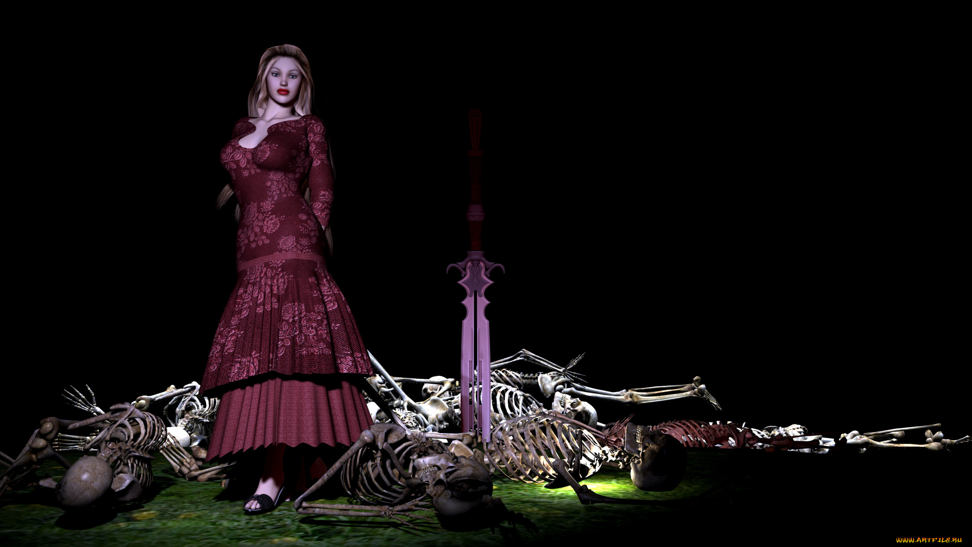 3д, графика, people, люди, девушка