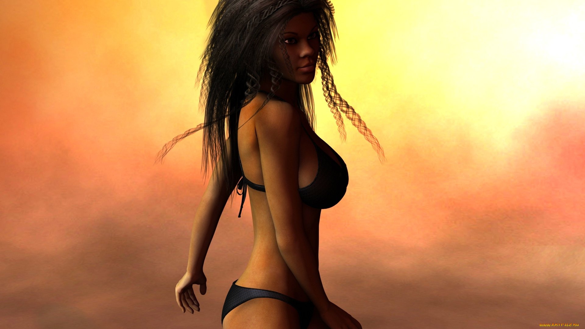 3д, графика, people, люди, девушка