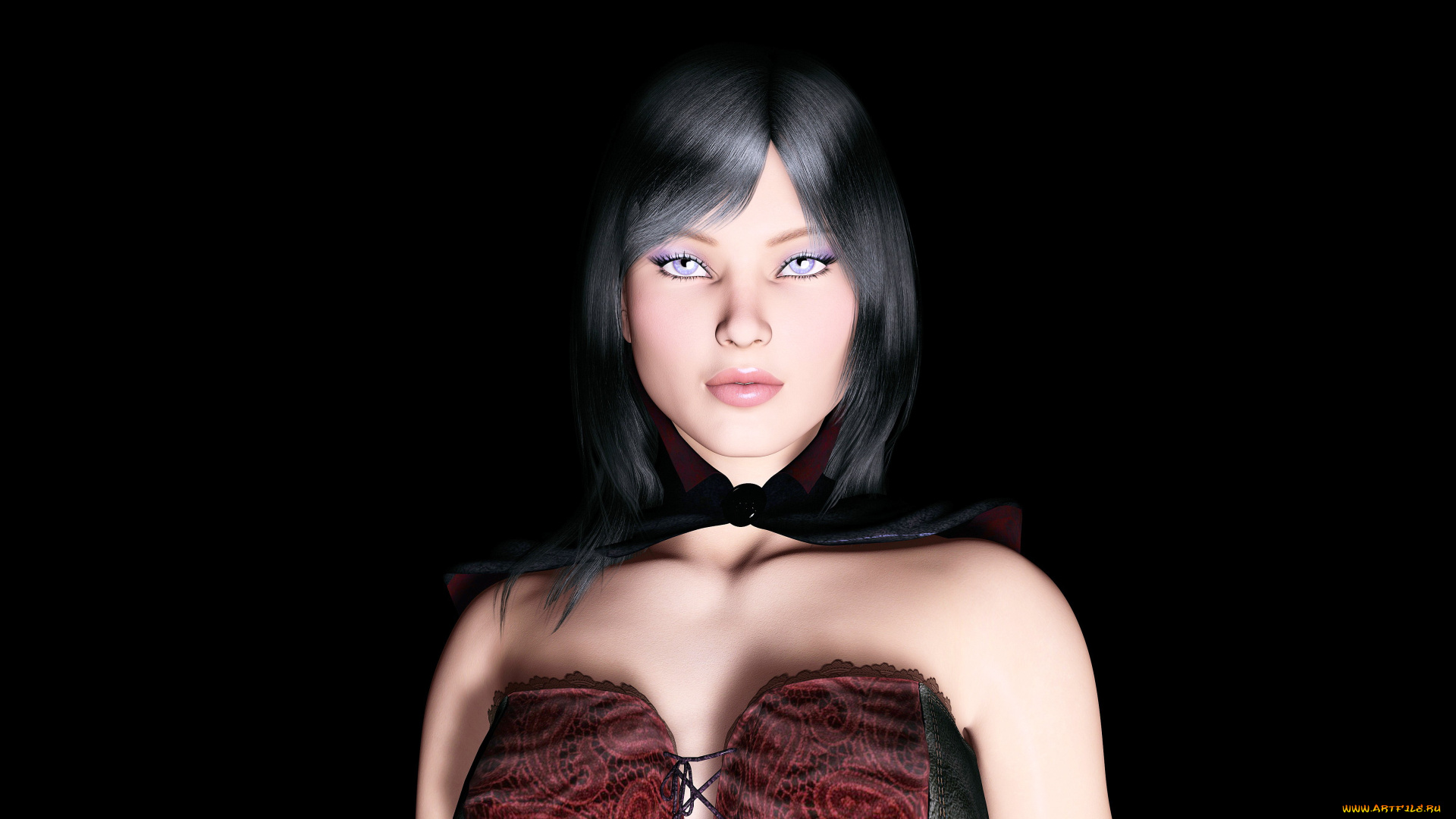 3д, графика, portraits, портрет, девушка