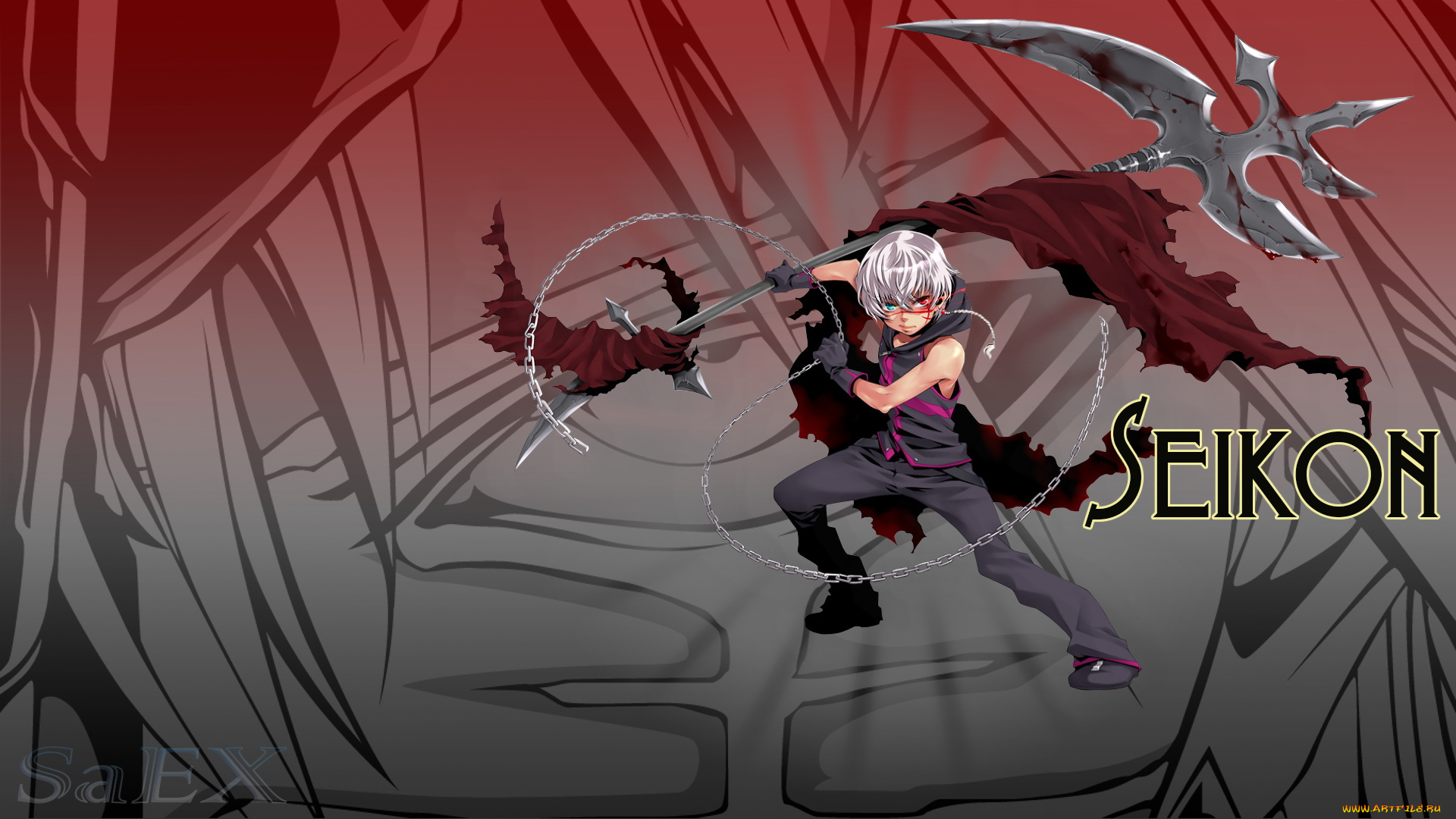 аниме, seikon, no, qwaser, мальчик