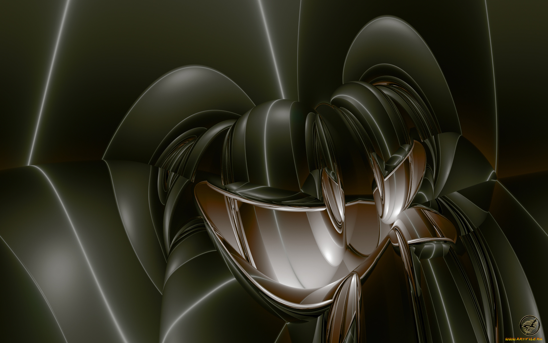 3д, графика, fractal, фракталы, фон, цвет, узор