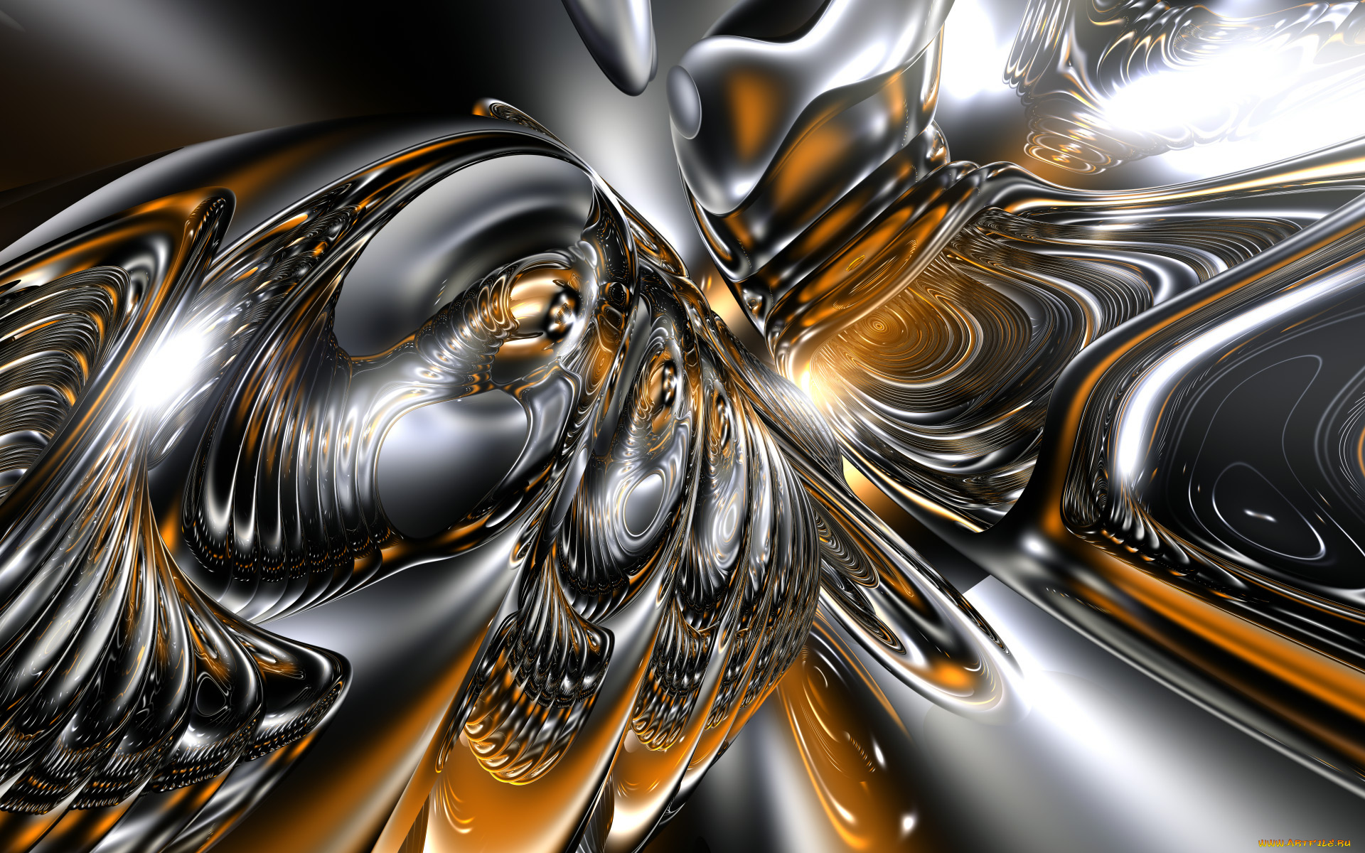 3д, графика, fractal, фракталы, фон, узор, цвета