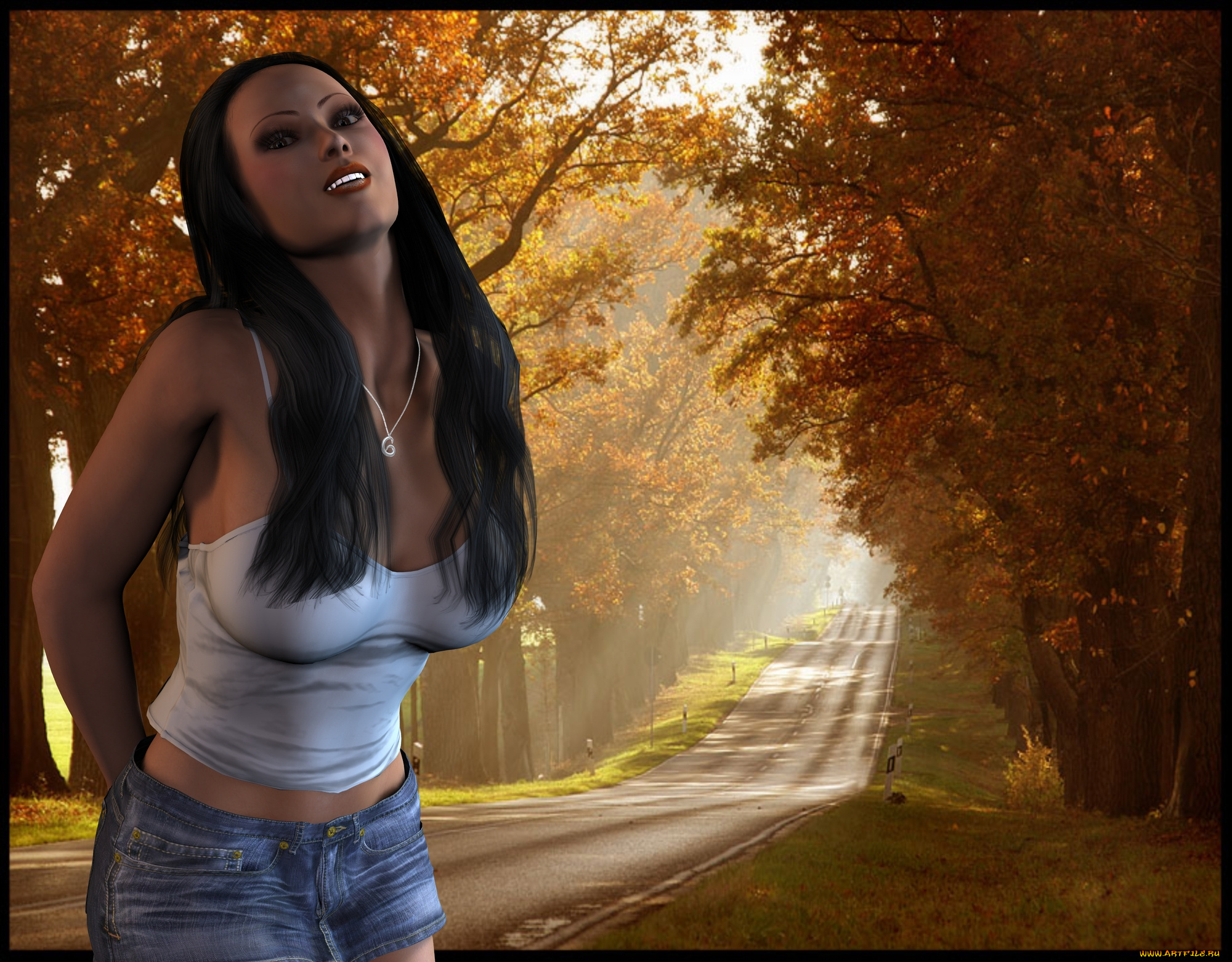 3д, графика, people, люди, девушка