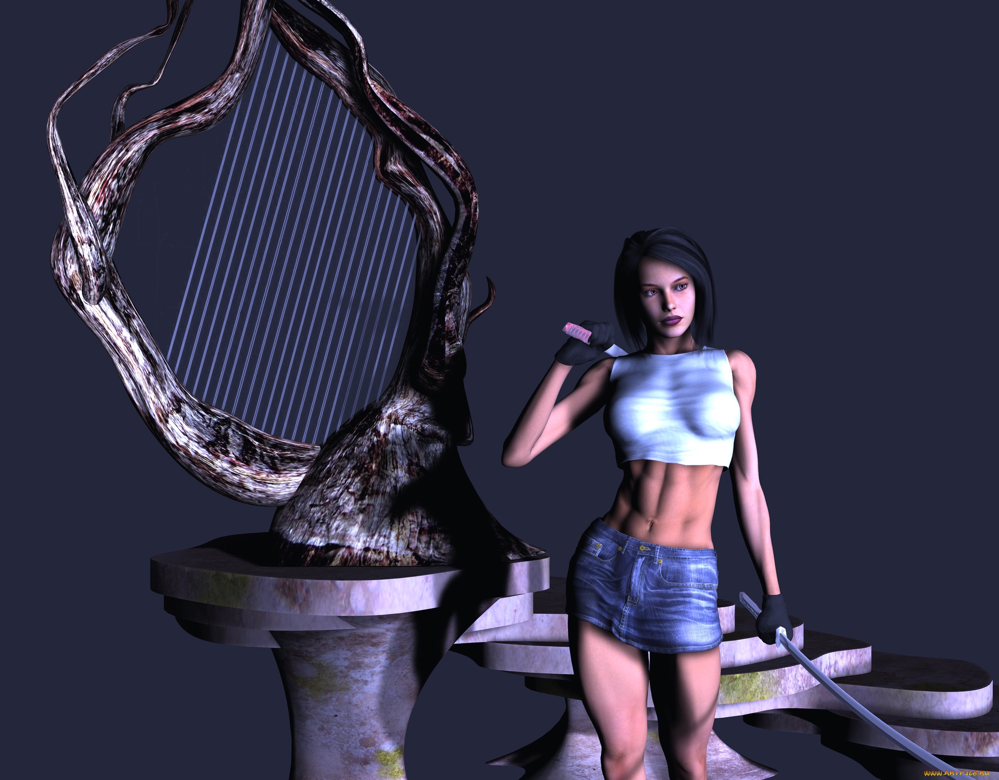 3д, графика, people, люди, девушка