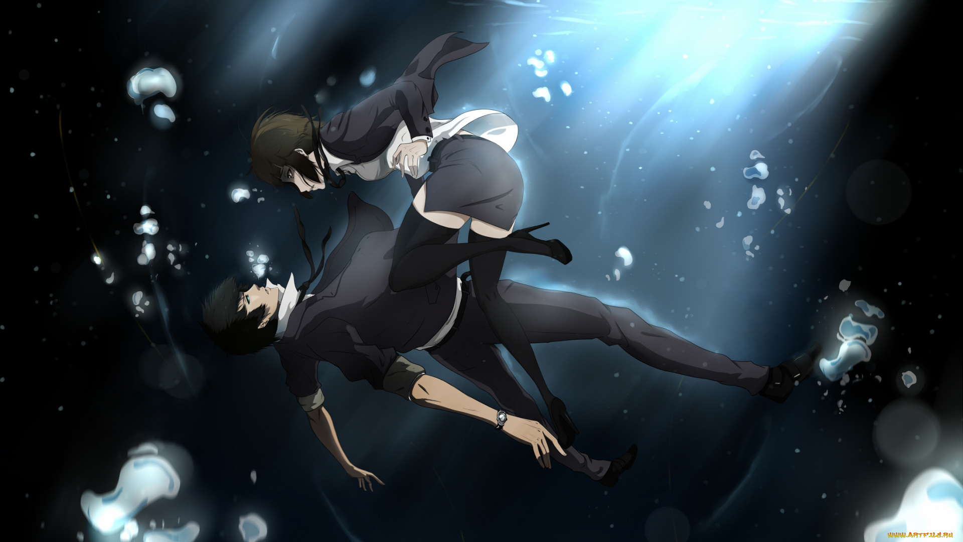 аниме, psycho-pass, shinya, kougami, tsunemori, akane