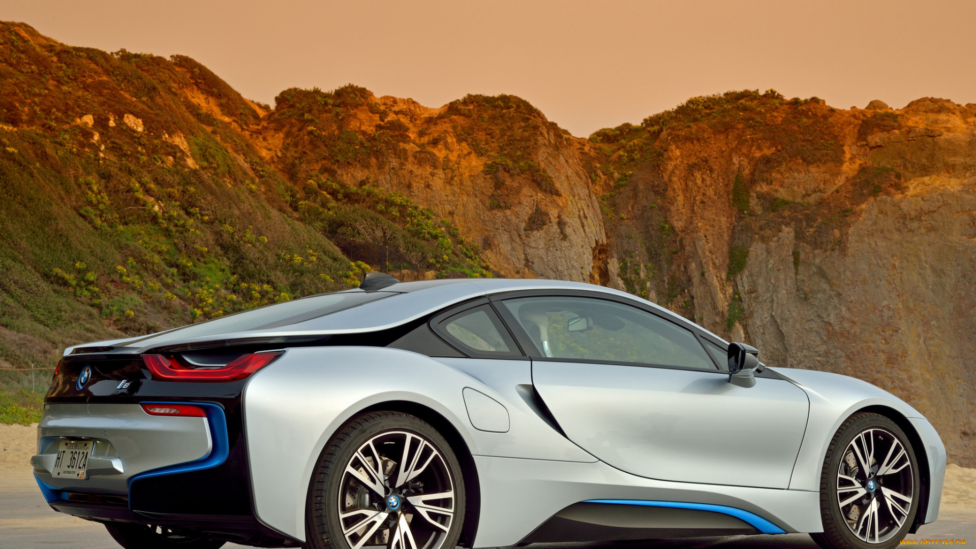 автомобили, bmw, светлый, 2013г, i8