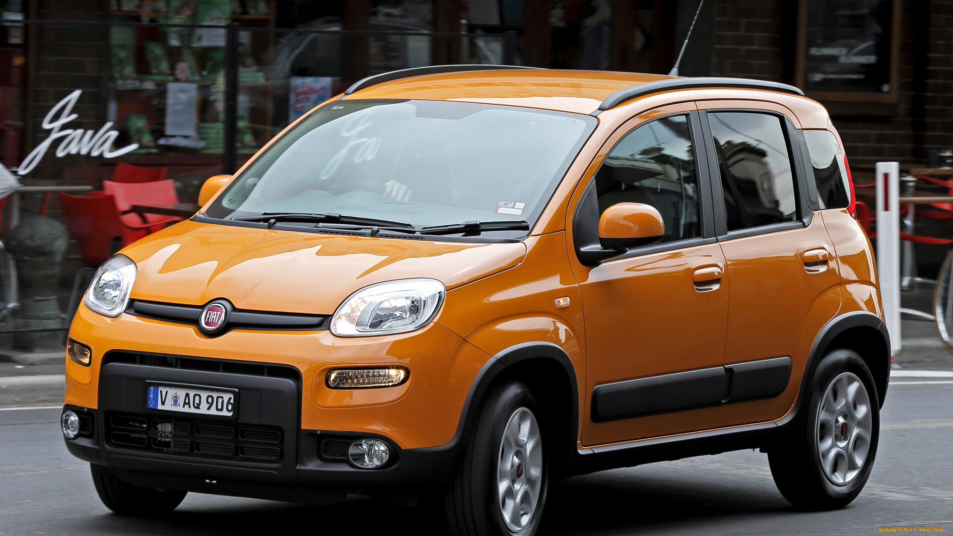 автомобили, fiat, panda, trekking, au-spec, 319, 2013, желтый